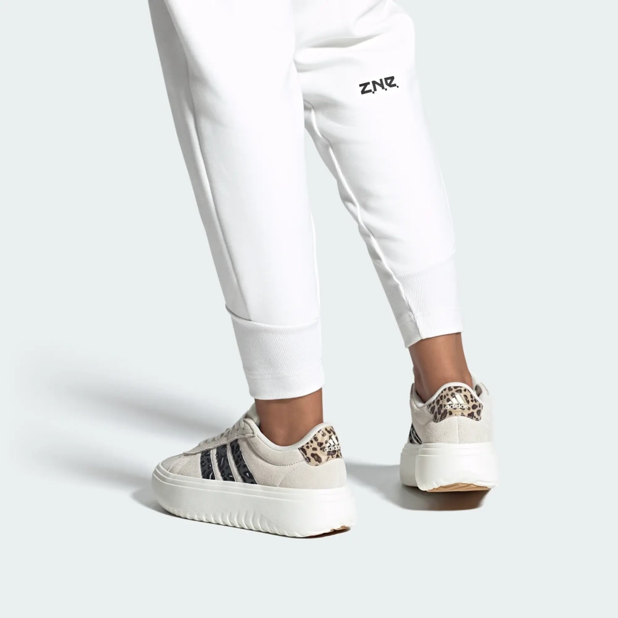 Adidas Grand Court Platform Trainers
