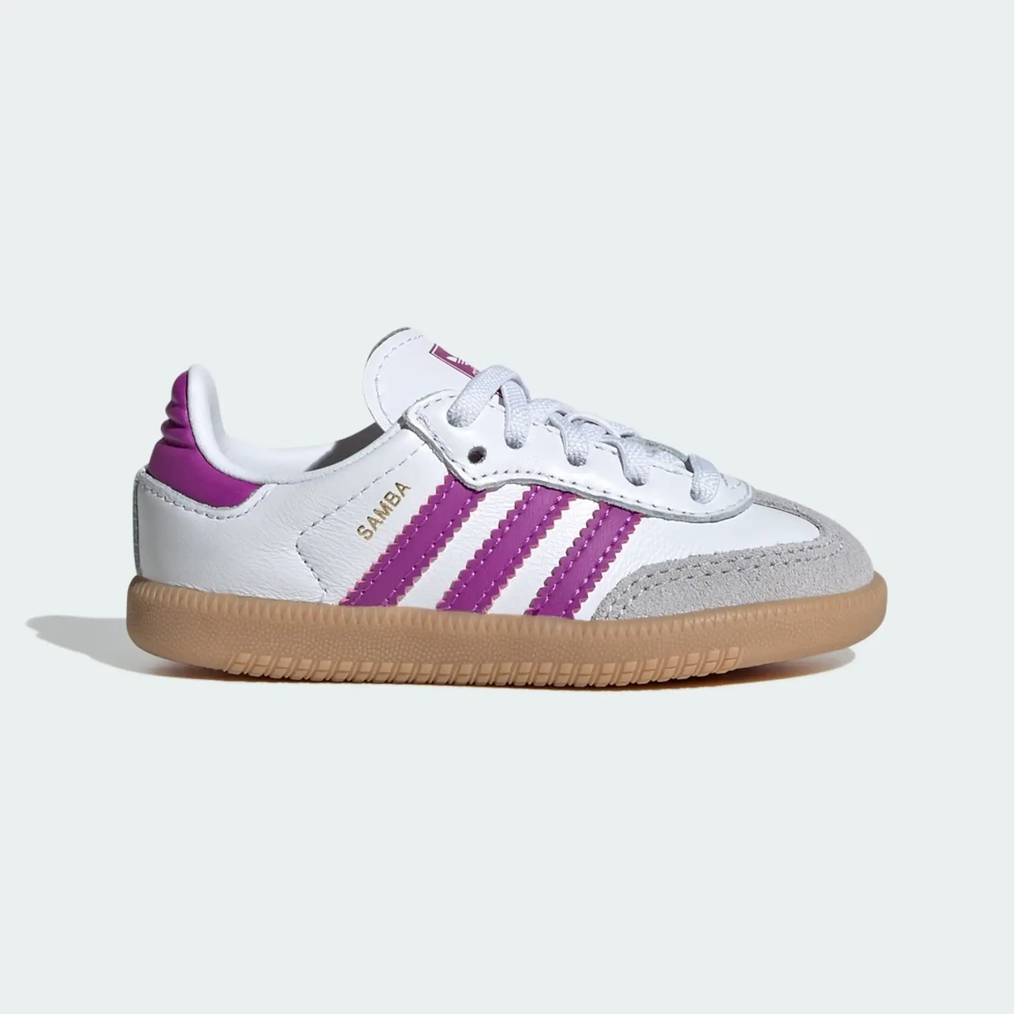 adidas Originals Nursery Samba OG Trainer - White - Size 3 - White