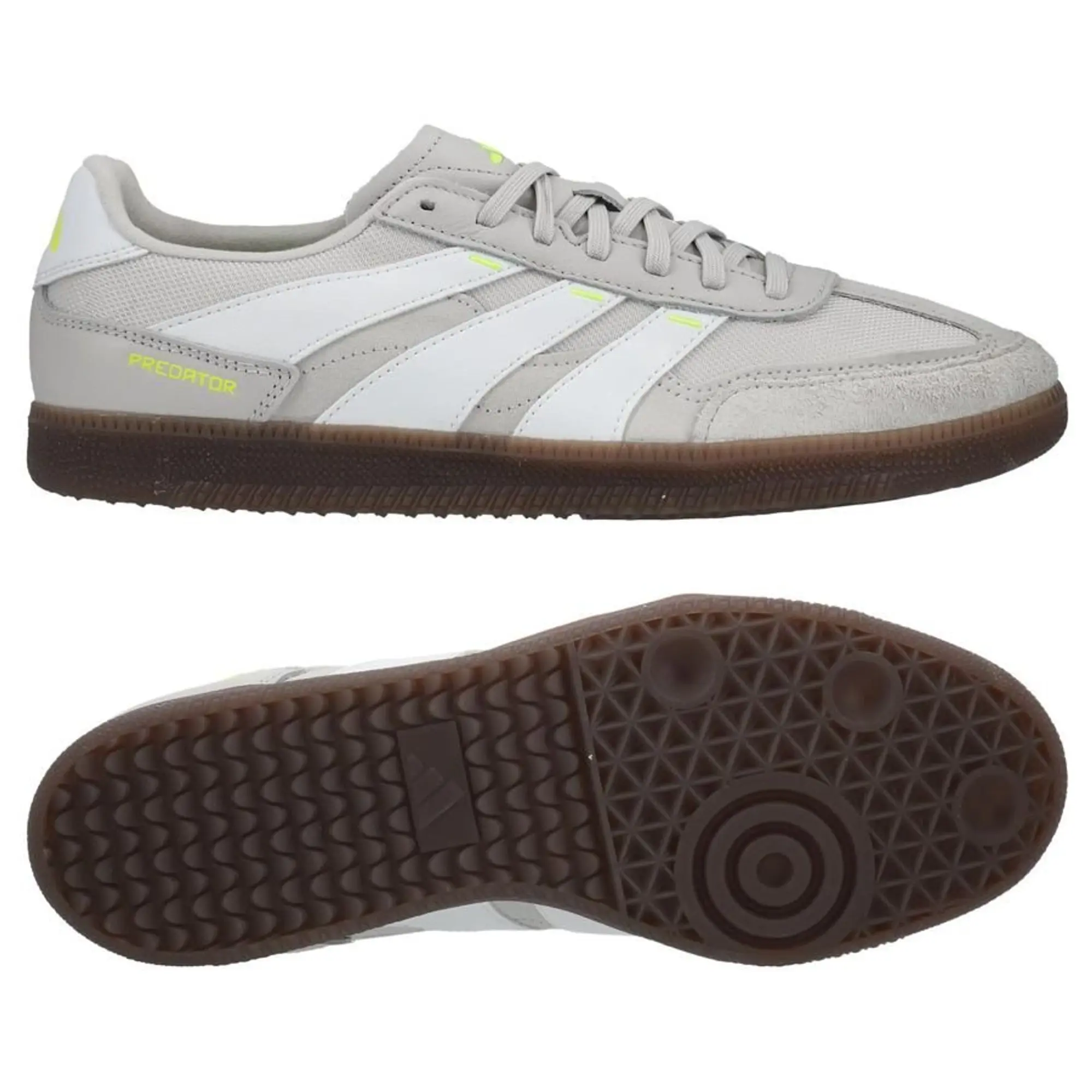Adidas Predator Freestyle In Energy Citrus - Grey One/Footwear White/Solar Yellow - ['Grey']