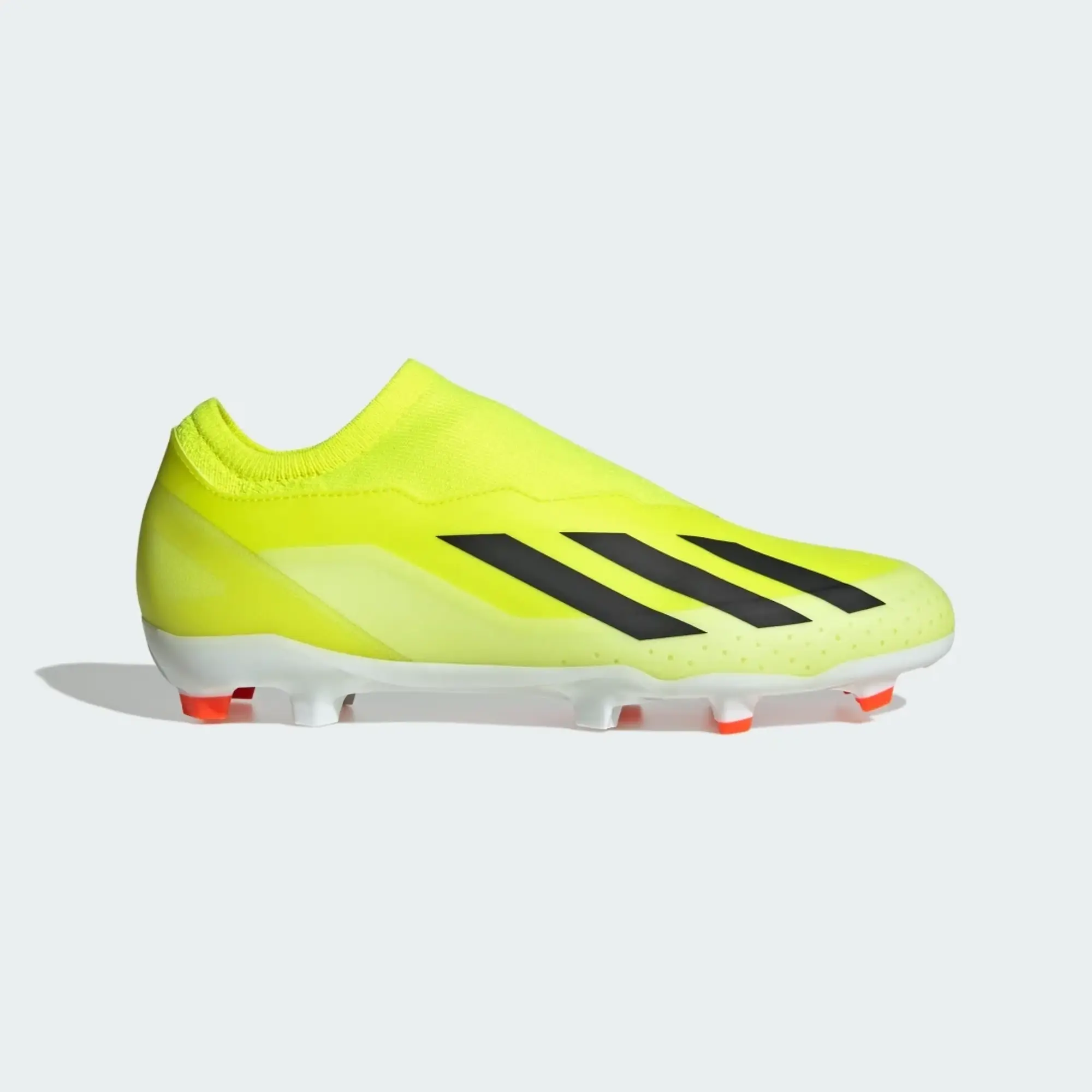 Adidas X Crazyfast League Laceless Fg Solar Energy - Solar Yellow/Core Black/Footwear White - ['Yellow']