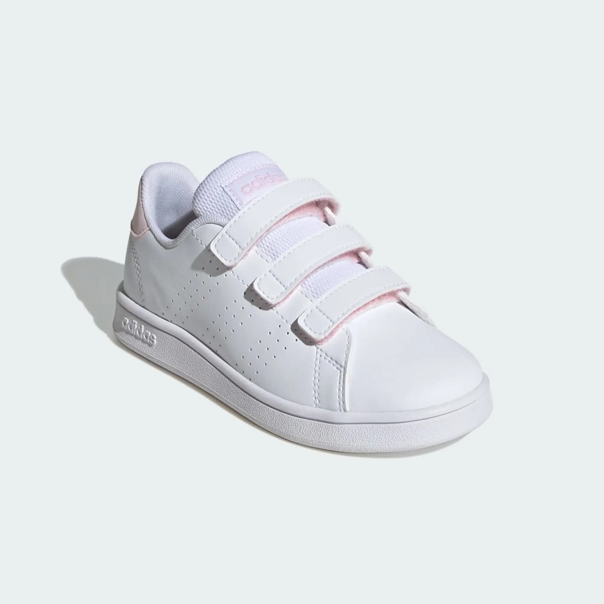 adidas  ADVANTAGE CF C  girls's Children's Shoes (Trainers) in White