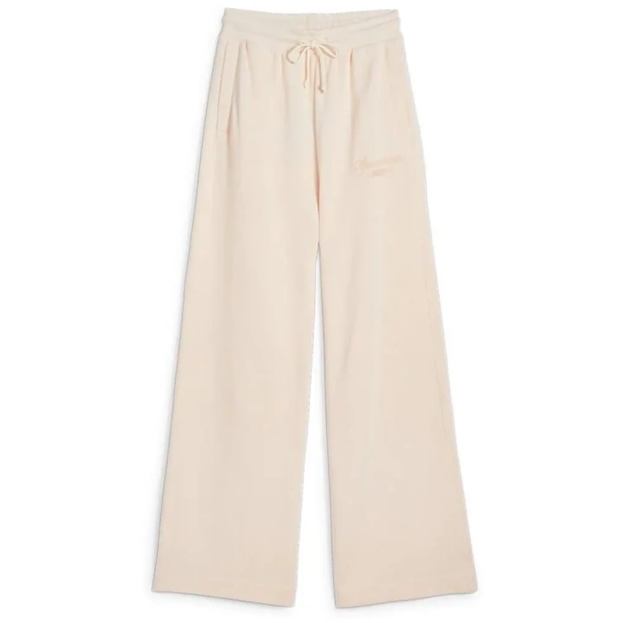 PUMA Women's CLASSICS+ Relaxed Sweatpants - Rosebay - L - Cream - Size: Large