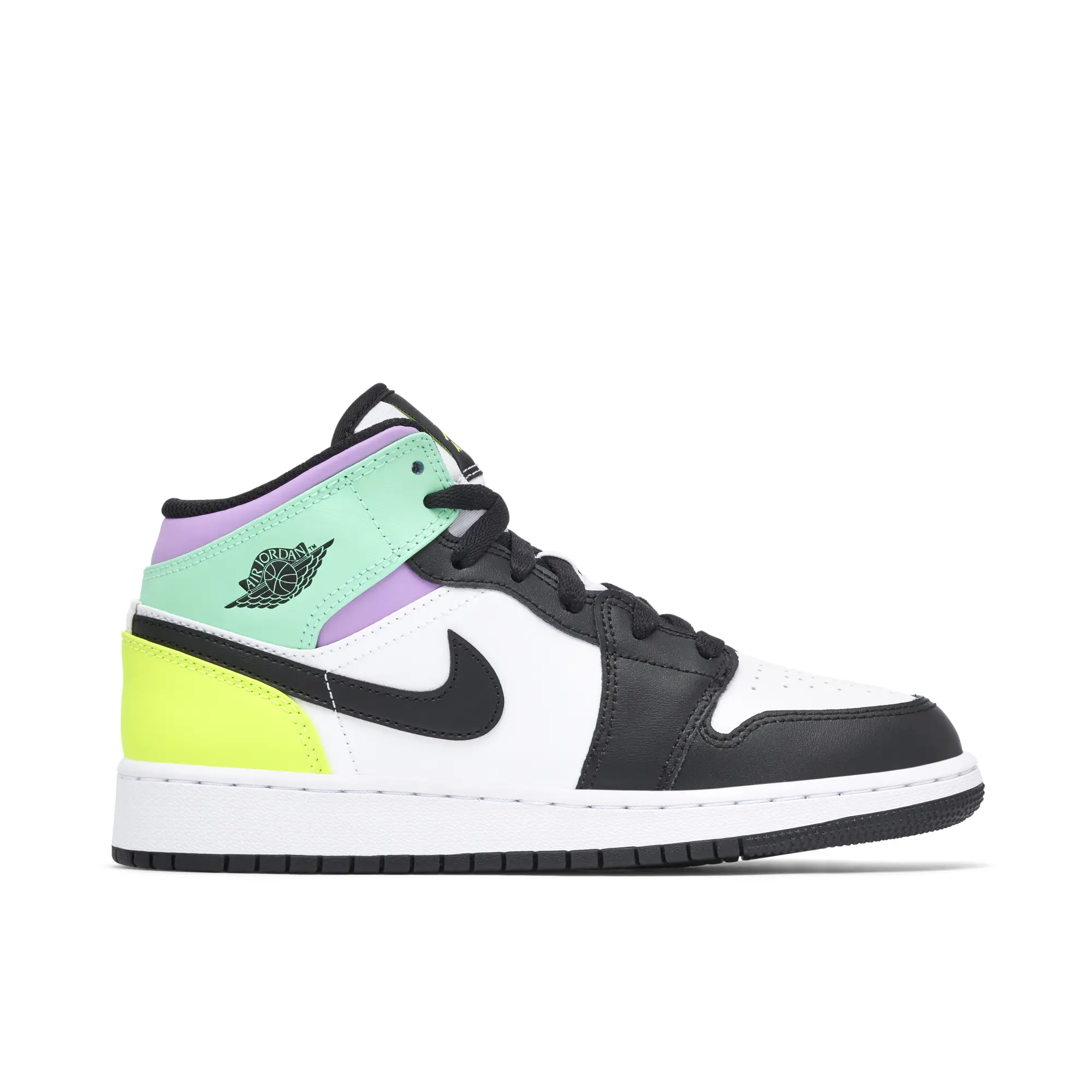 Nike Jordan Jordan 1 Mid Pastel Black Toe (Gs)