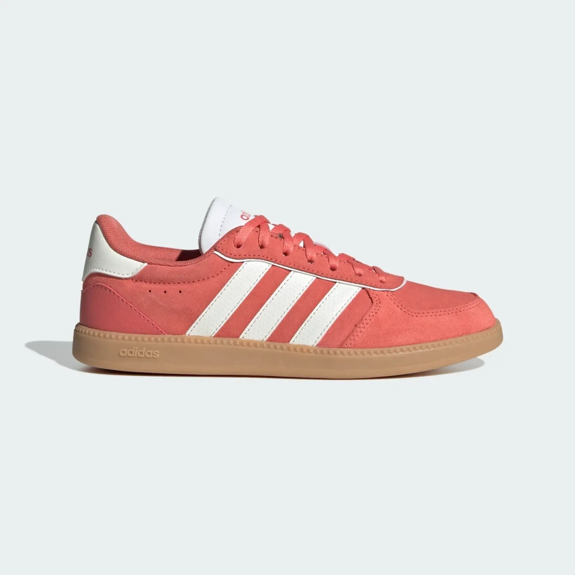adidas  BREAKNET SLEEK SUEDE  women's Shoes (Trainers) in Orange