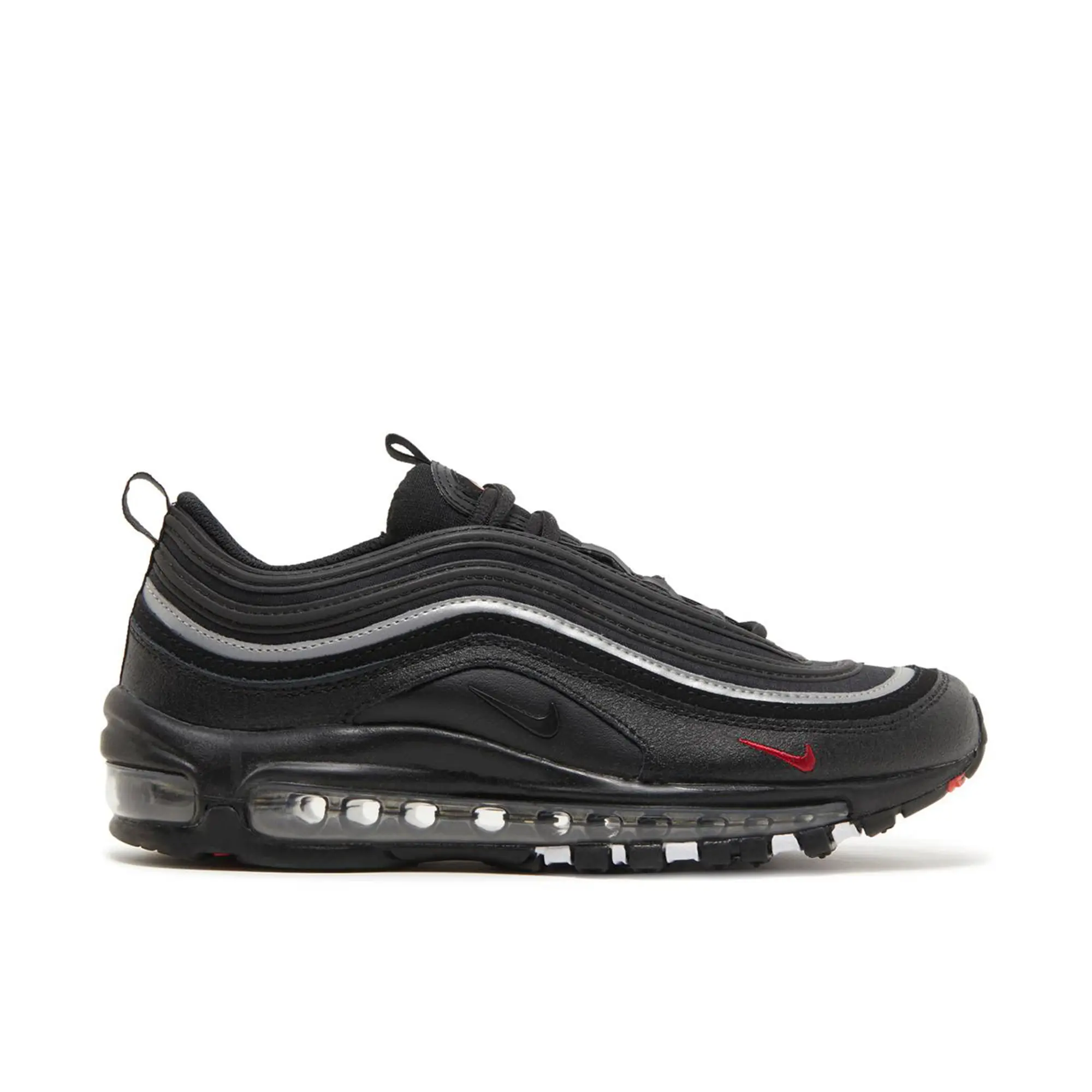 Nike Nike Air Max 97 Black Silver Red GS 921522 028 FOOTY.COM