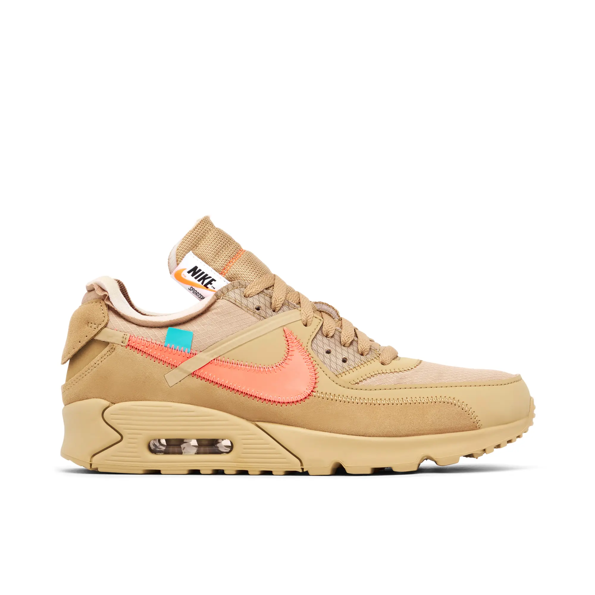 Nike Air Max 90 Off White Desert Ore AA7293 200 FOOTY.COM