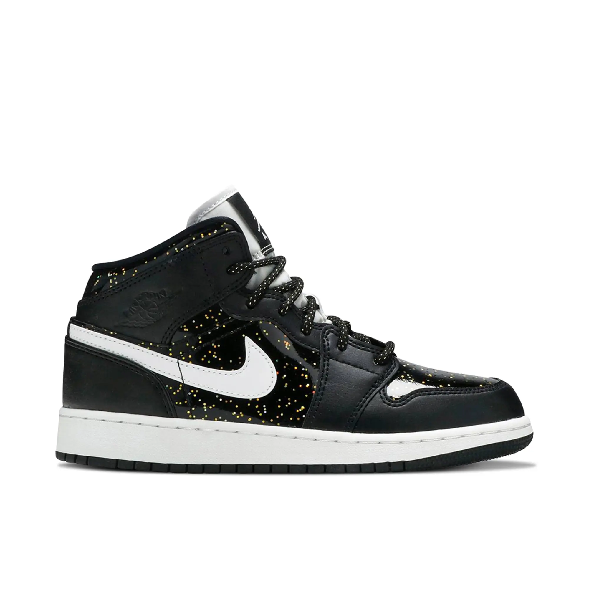 Nike Jordan Air Jordan Air Jordan 1 Mid SE Black Glitter GS