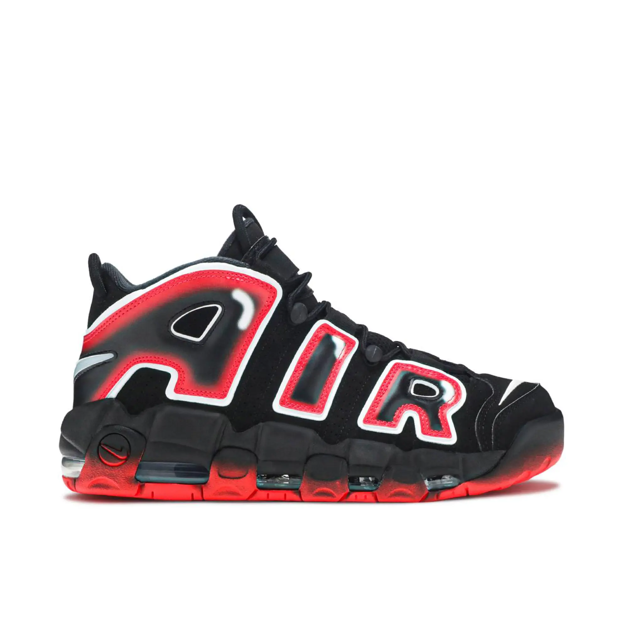 Nike Nike Air More Uptempo Black Laser Crimson