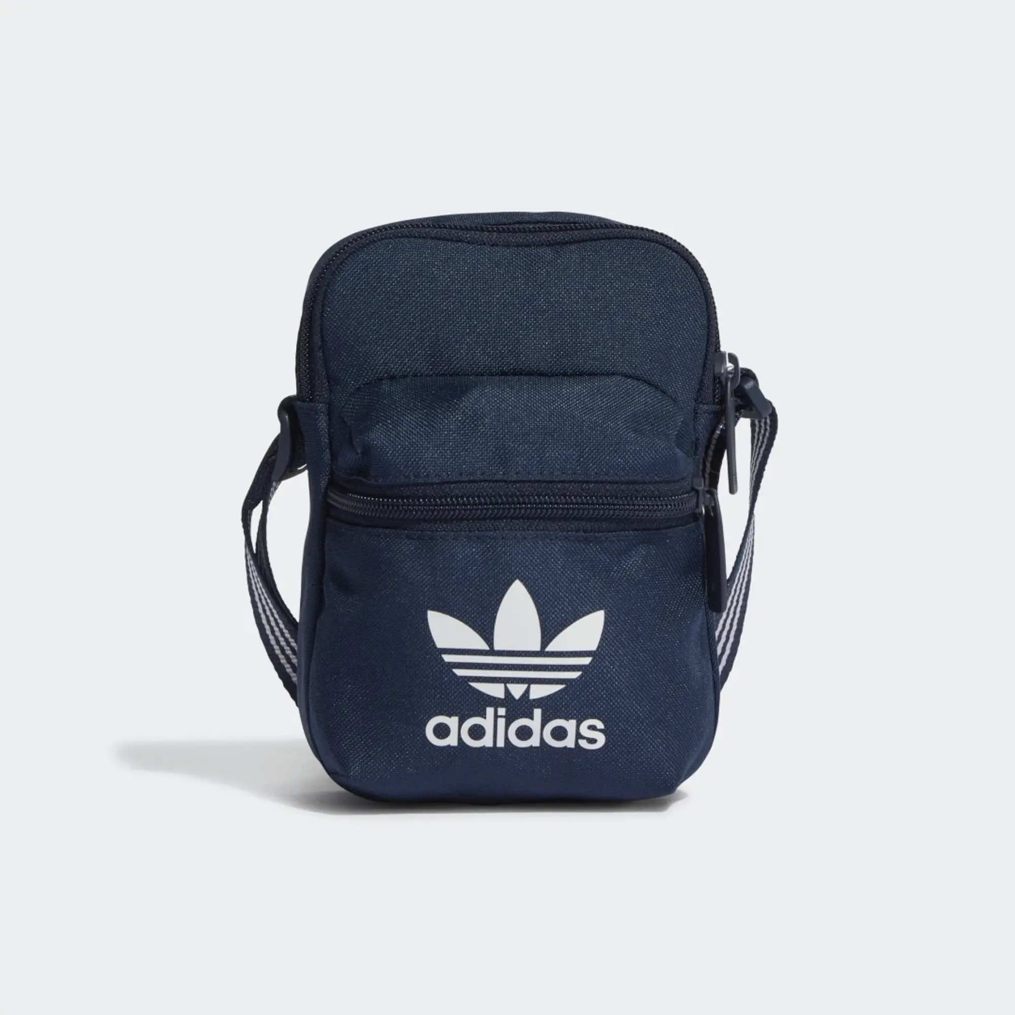 Adidas Originals Adicolor Shoulder Bag In Dark Blue