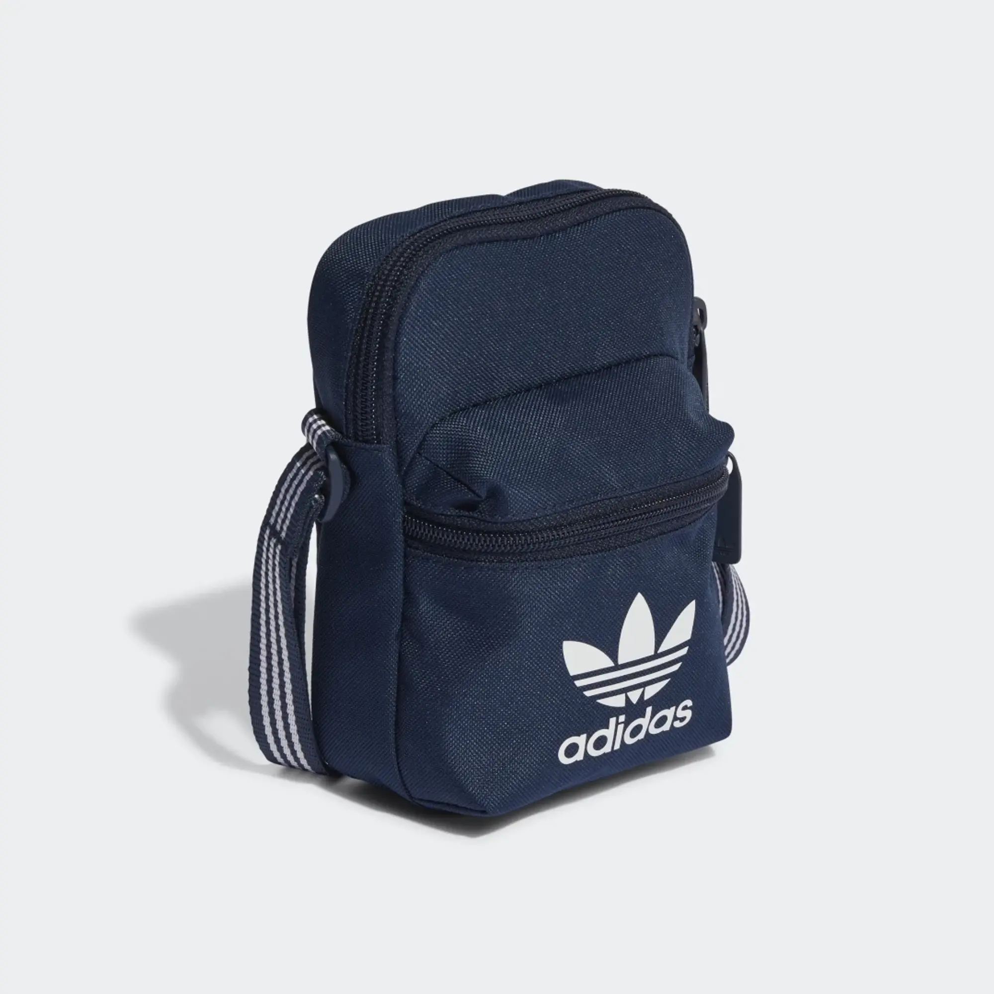 Adidas Originals Adicolor Shoulder Bag In Dark Blue