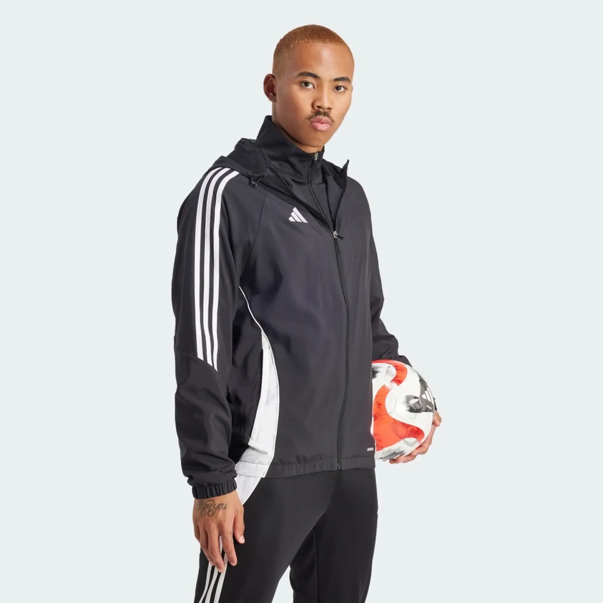 Adidas Tiro 24 Windbreaker In Black