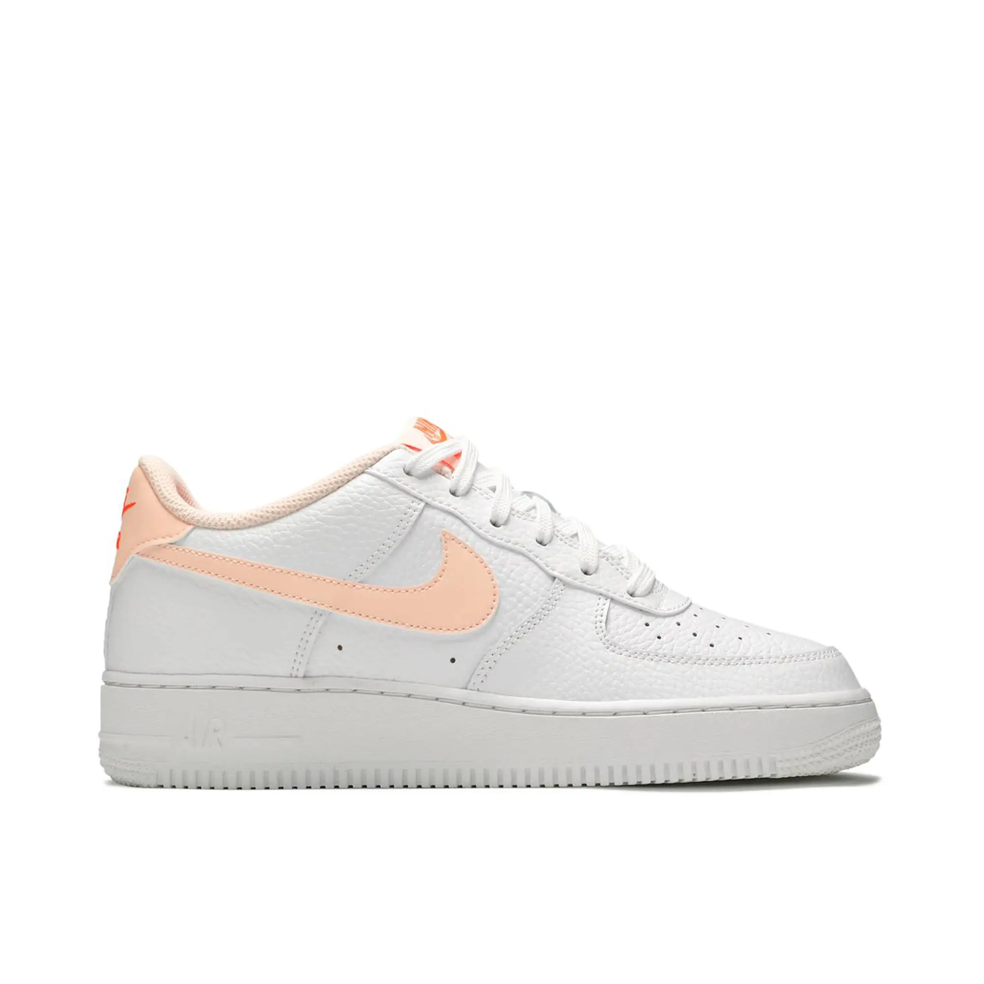 Nike Nike Air Force 1 Low White Hyper Crimson GS