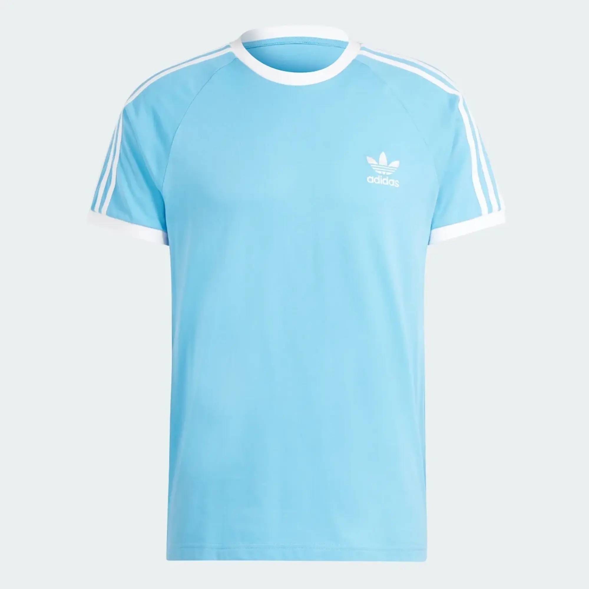 adidas Originals 3-Stripes T-Shirt - Blue - Size L - Blue