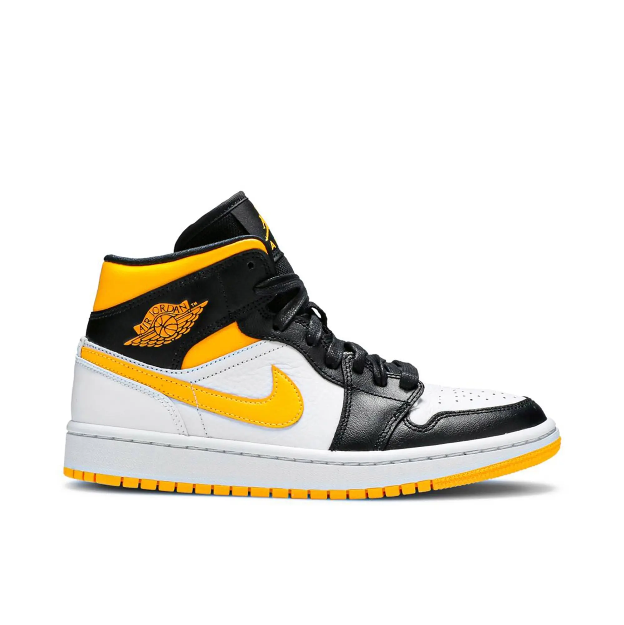 Nike Jordan Air Jordan Air Jordan 1 Mid Laser Orange Black Womens