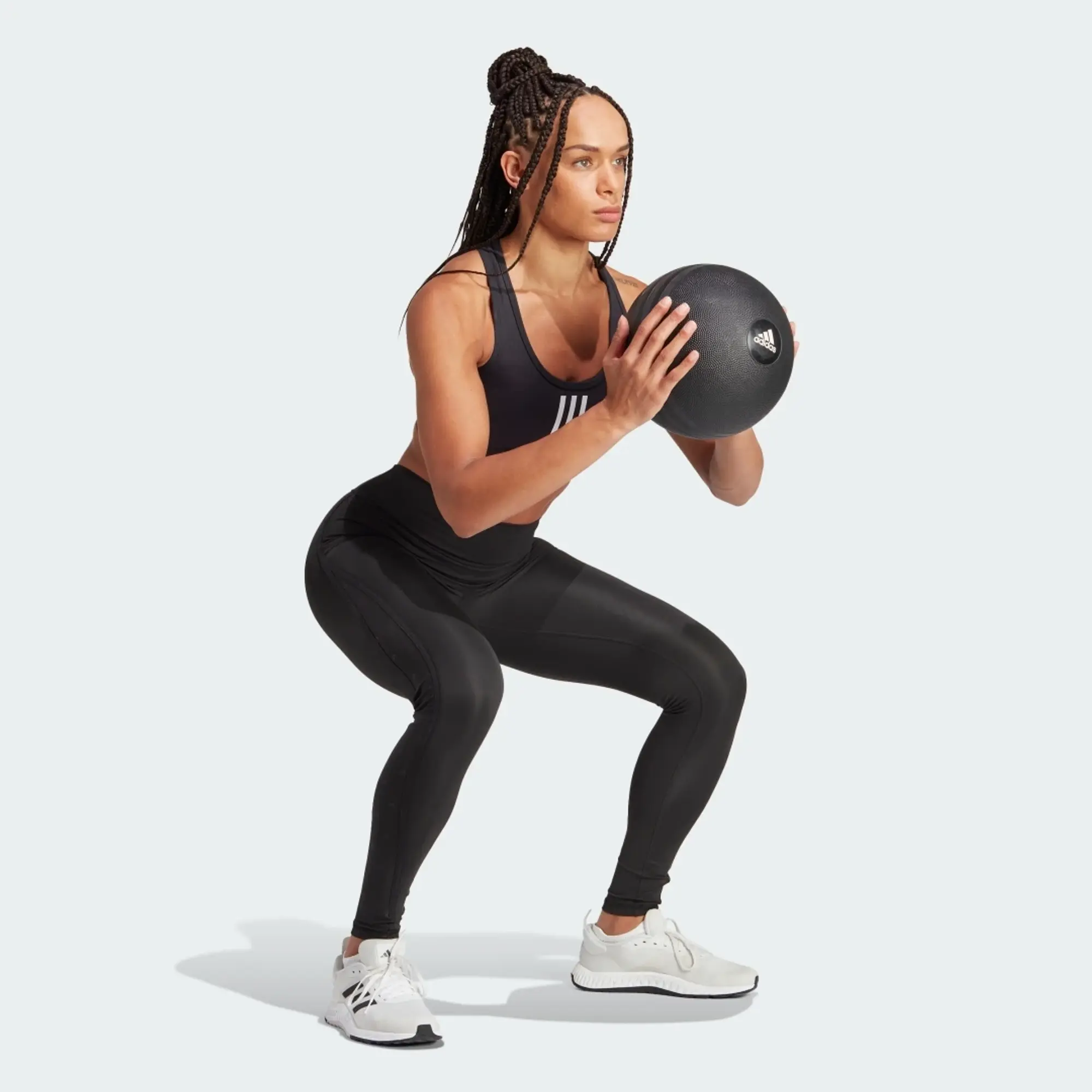 adidas Optime Mesh Full-Length Leggings