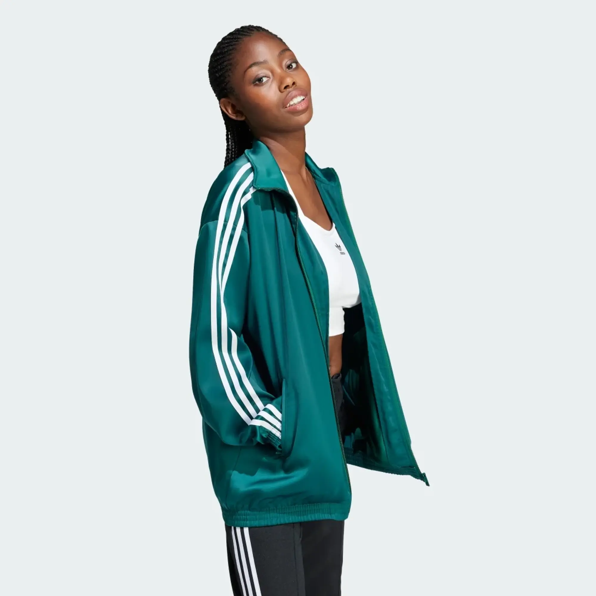 adidas Originals adidas Loose Satin Track Top