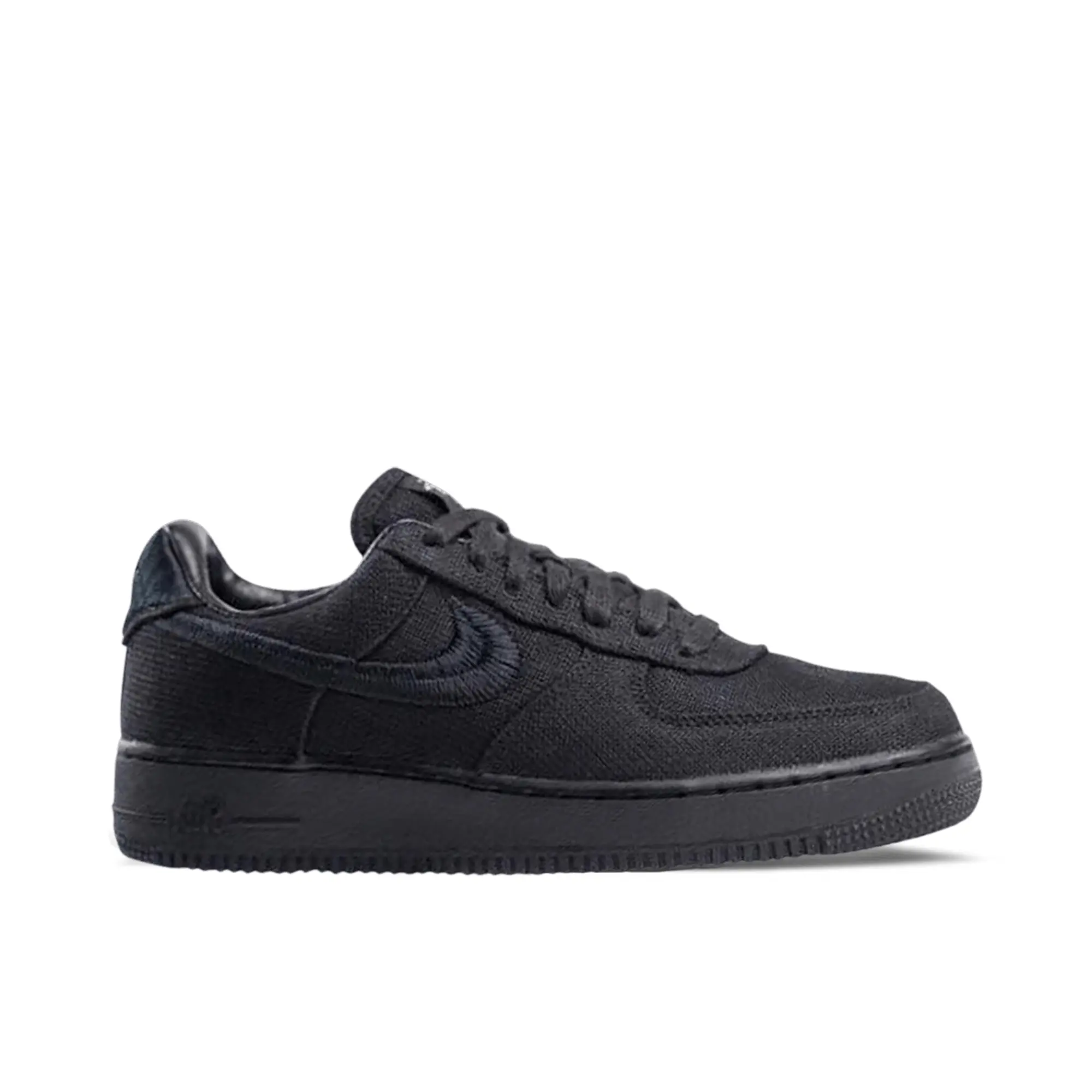 Nike Stussy x Air Force 1 Low Triple Black CZ9084 001 FOOTY.COM