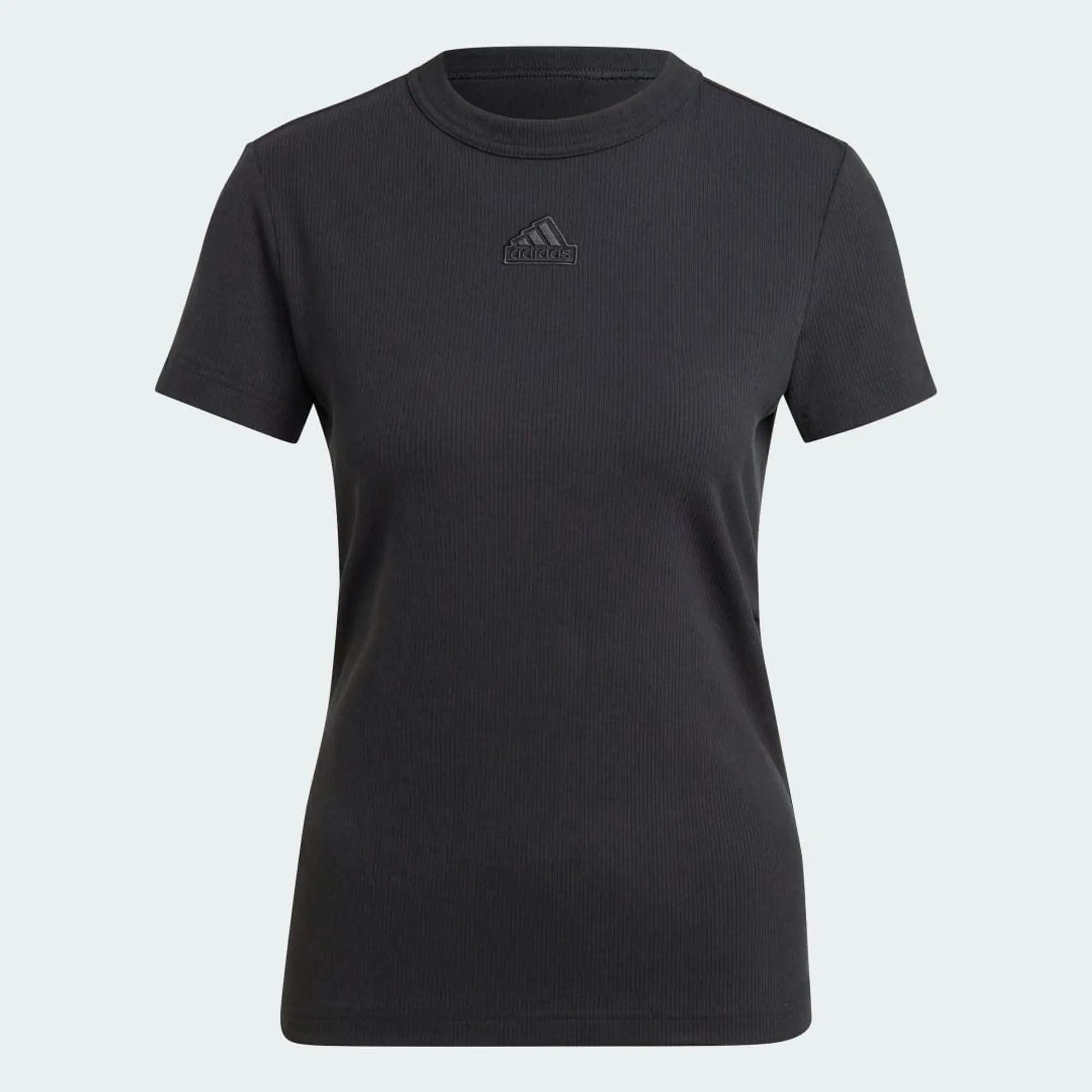 adidas Women Ribbed Fitted Tee Maternity