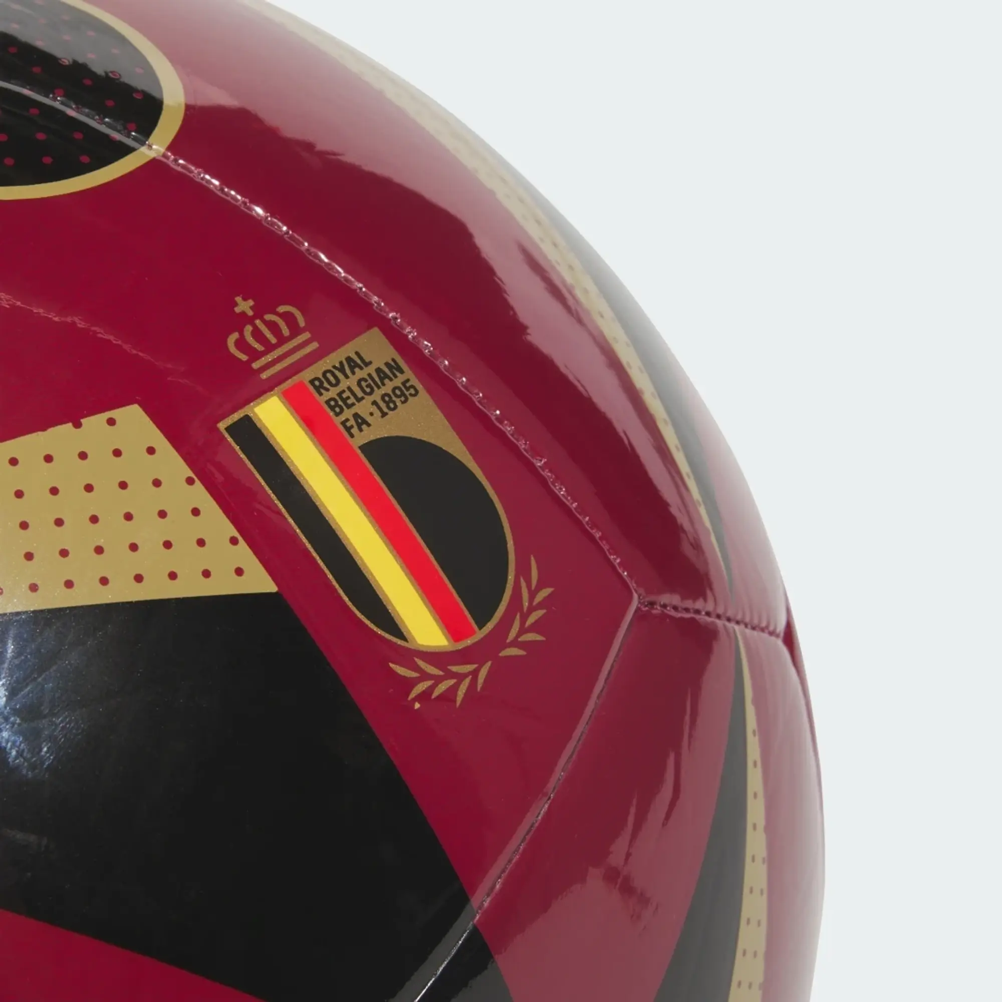 adidas Belgium FA Euro 2024 Club Football - Burgundy