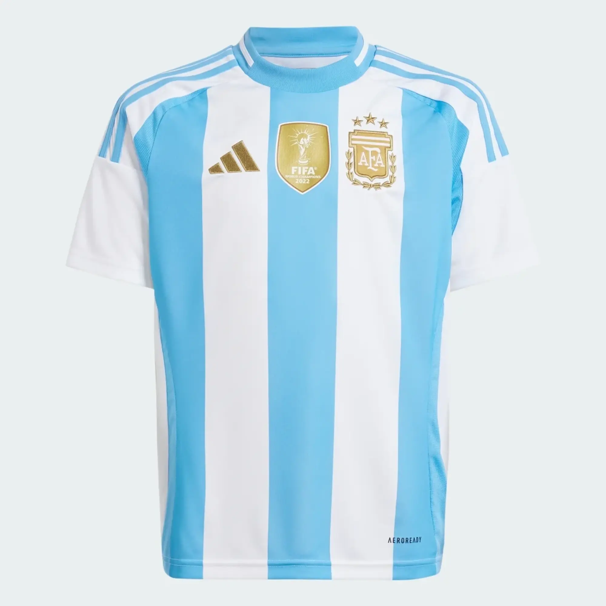 adidas Argentina Kids SS Home Copa America Shirt 2024