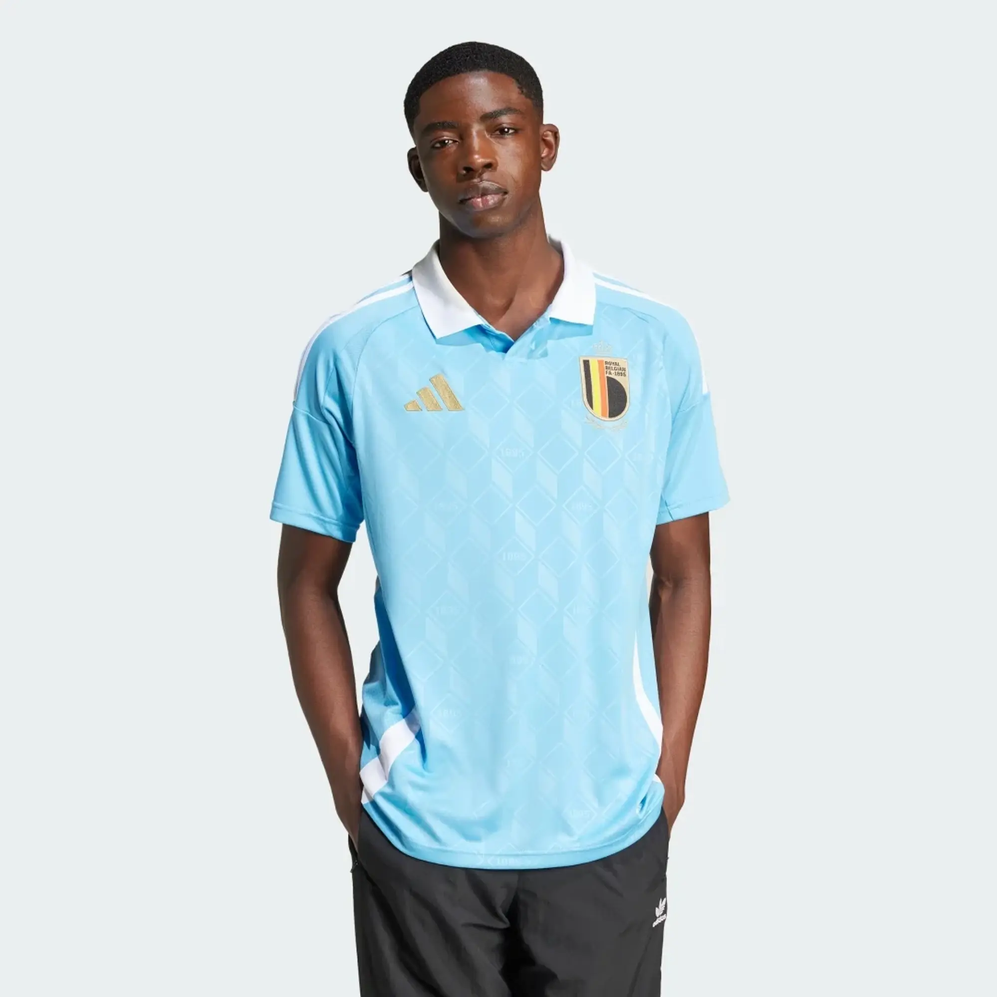 adidas Belgium Mens SS Away Shirt 2024