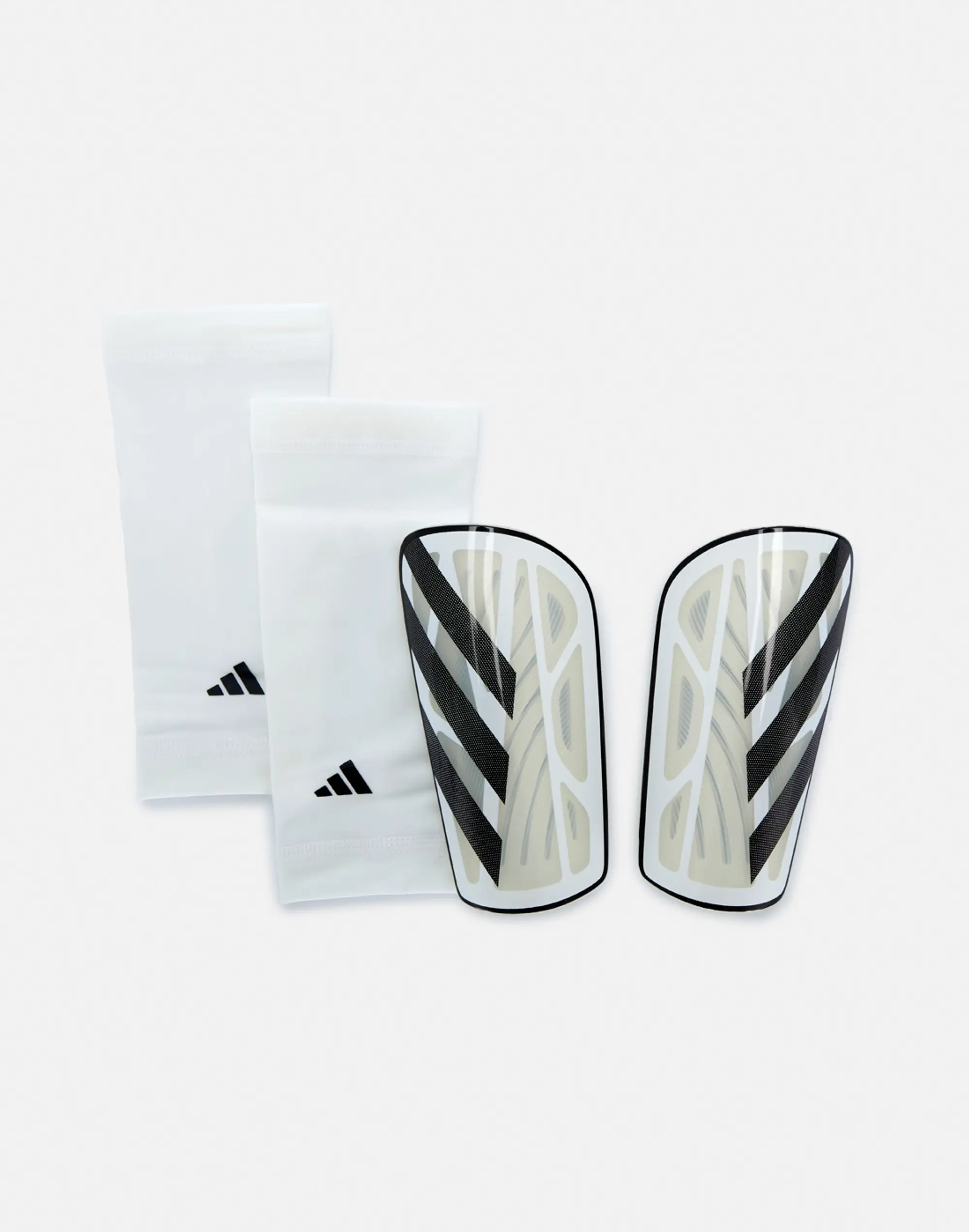 adidas Adults Tiro League Shinguard in White/Black