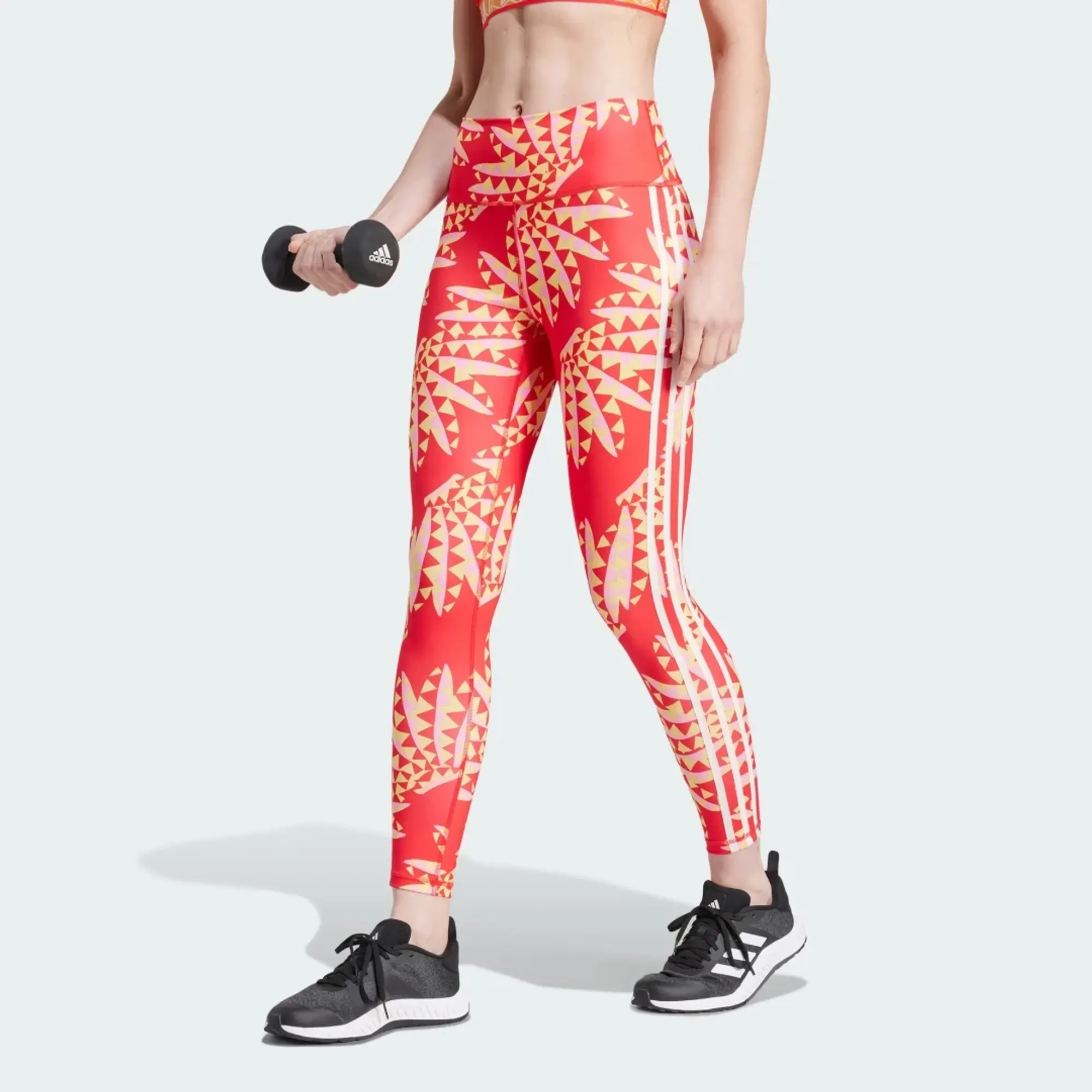 adidas Women adidas x FARM Rio 7 8 Leggings IQ4509 FOOTY.COM