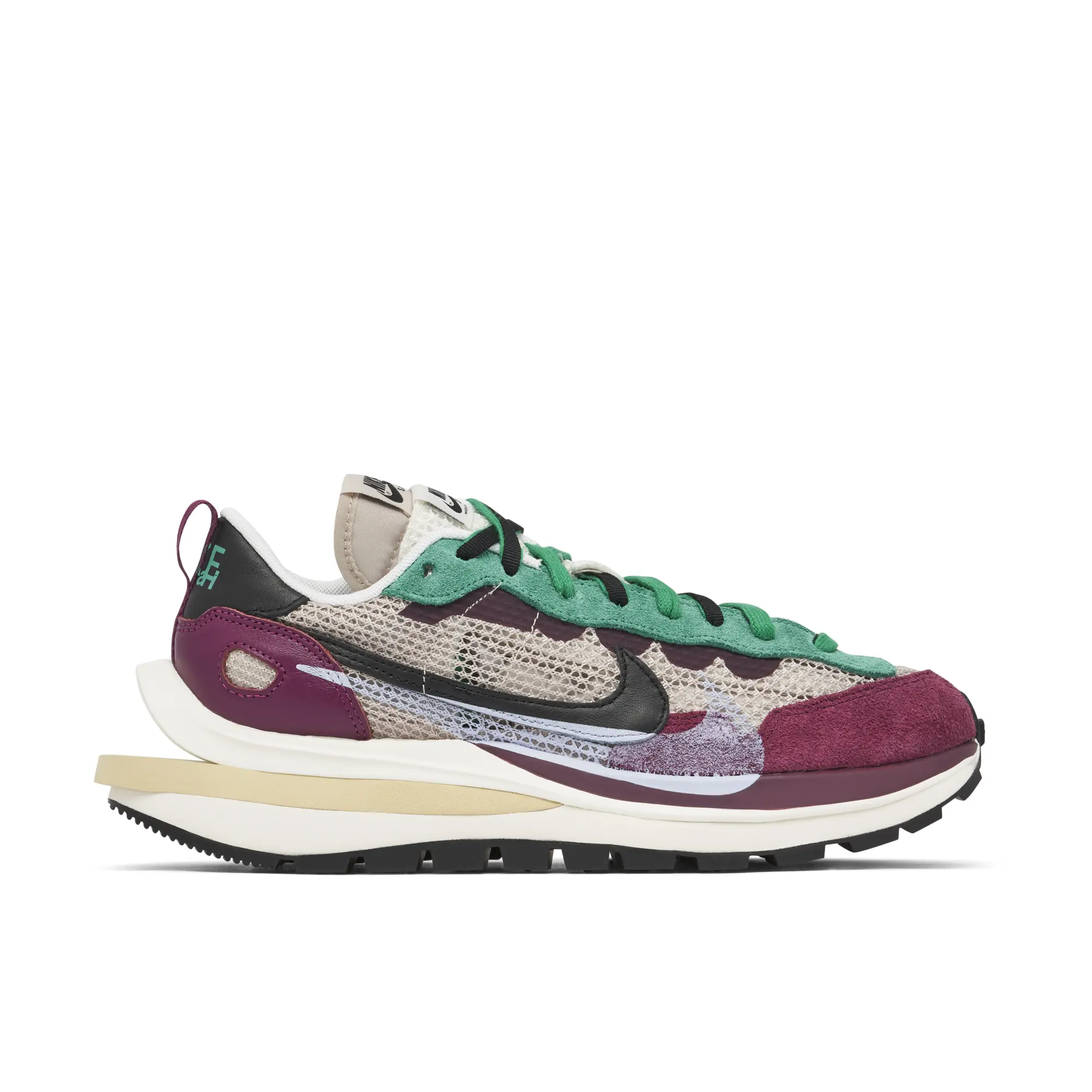 Nike Sacai Vaporwaffle Villain Red Neptune Green