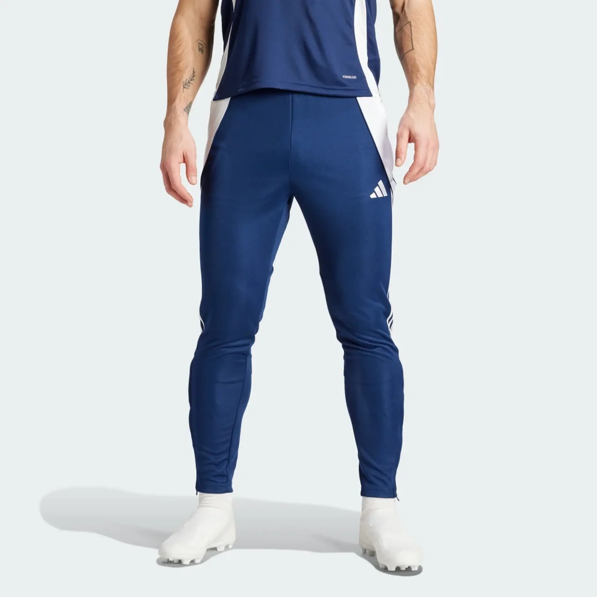 Adidas Training Trousers Tiro 24 Slim - ['Blue']