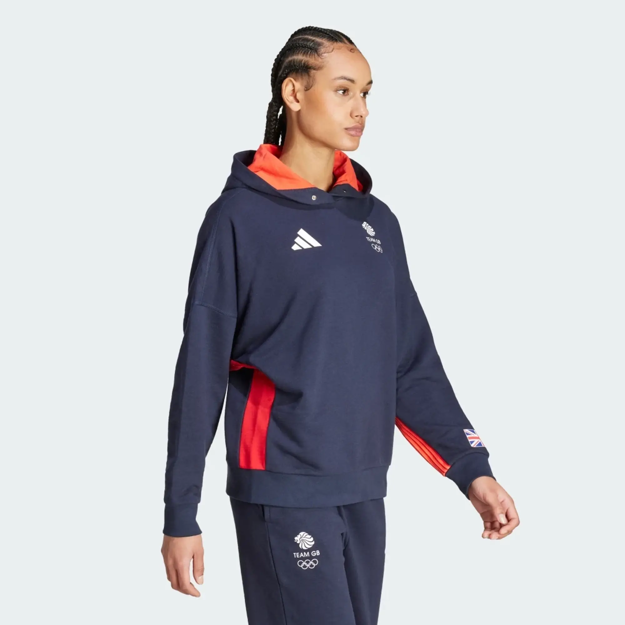 adidas Team GB Dance Hoodie Womens - Blue