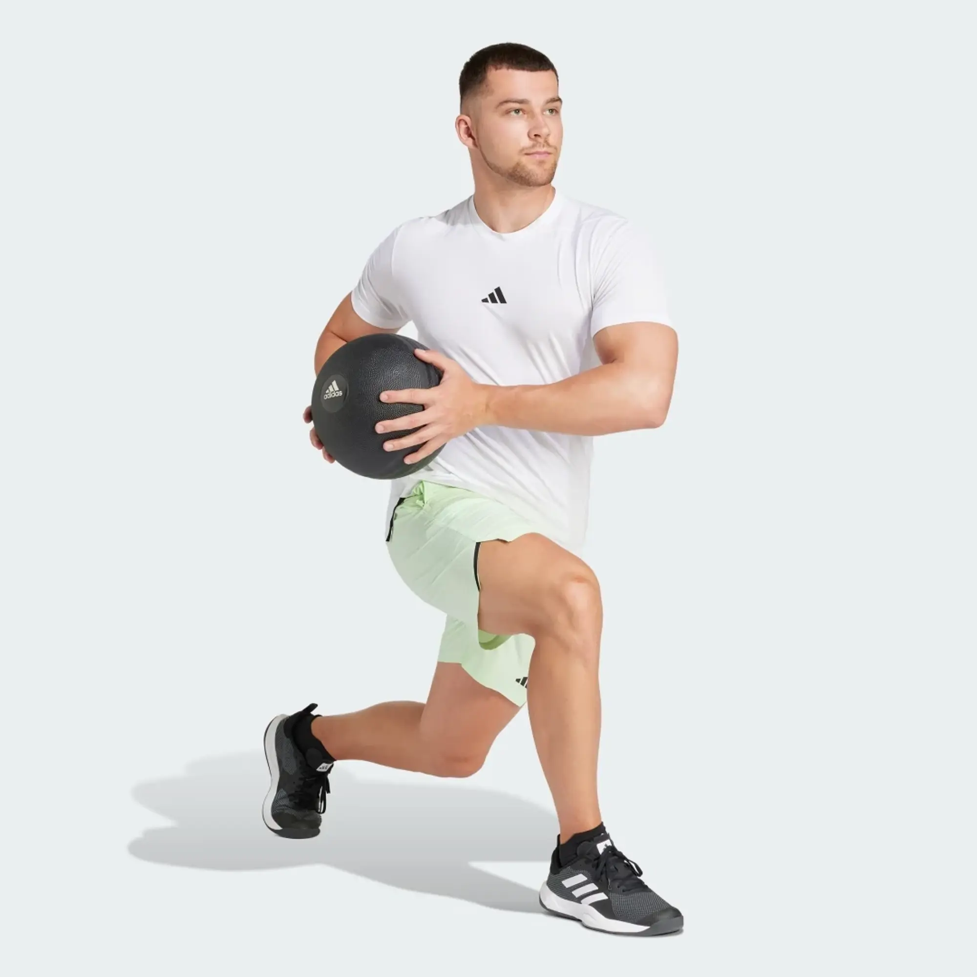 Adidas Training D4t T-Shirt In White
