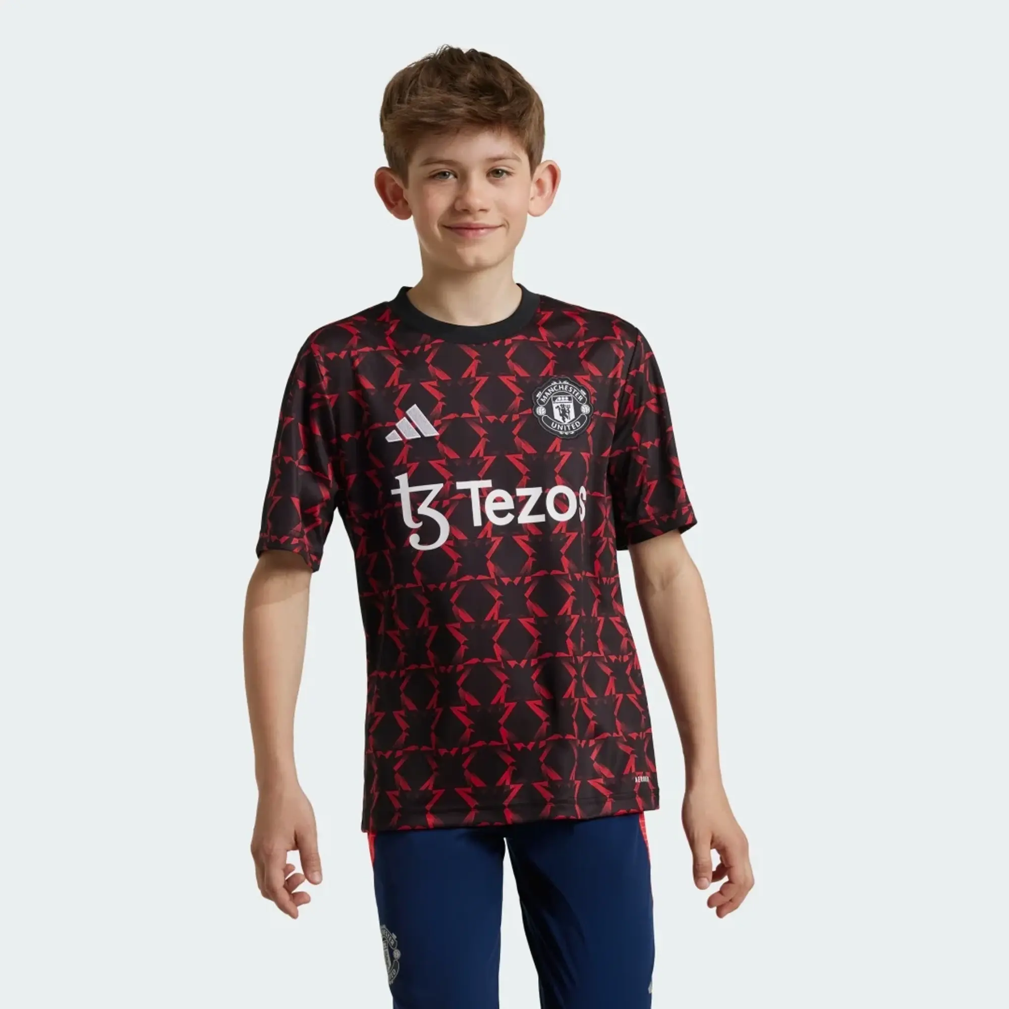 adidas Kids Manchester United Pre Match Jersey Kids