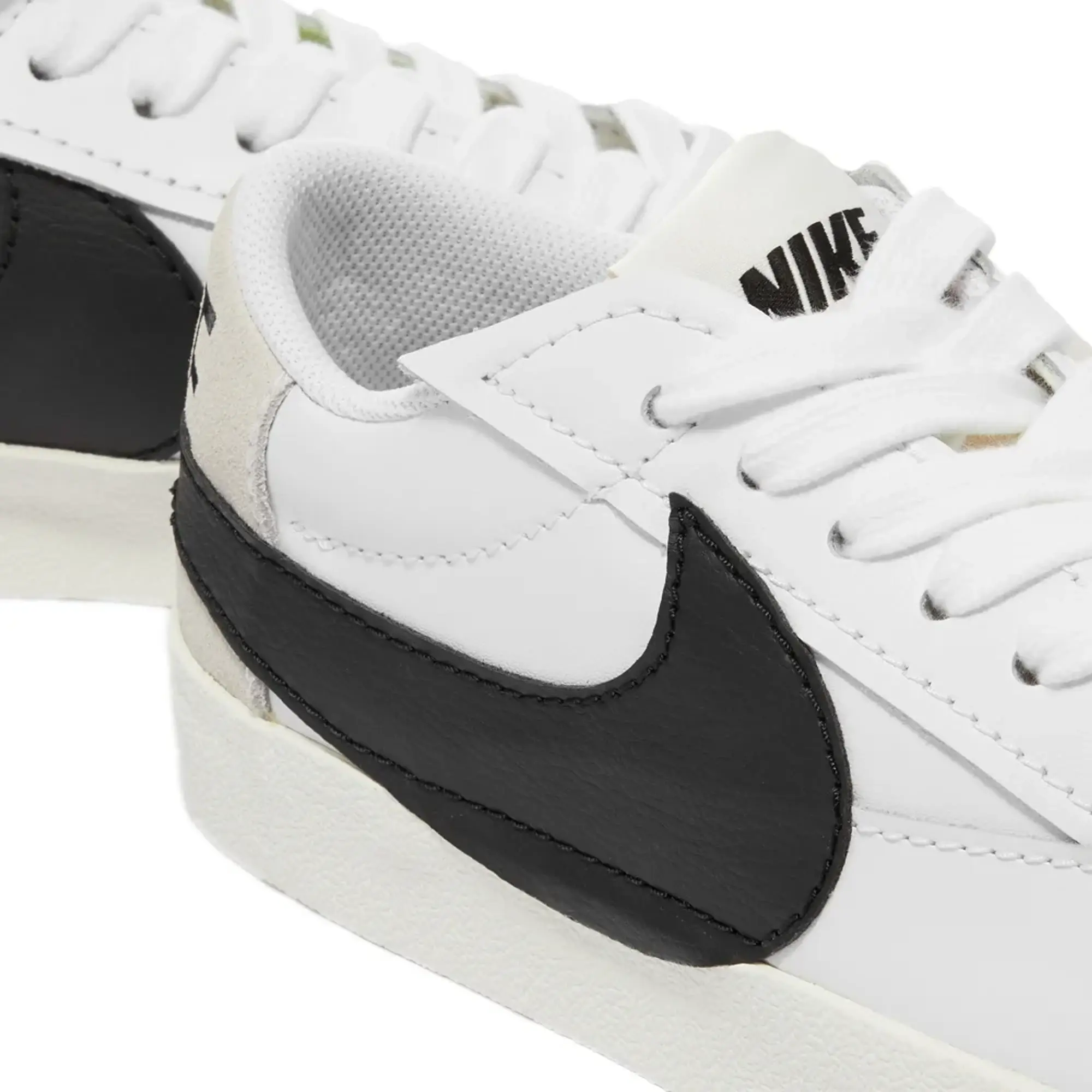 Nike blazer jumbo low trainers in white & black