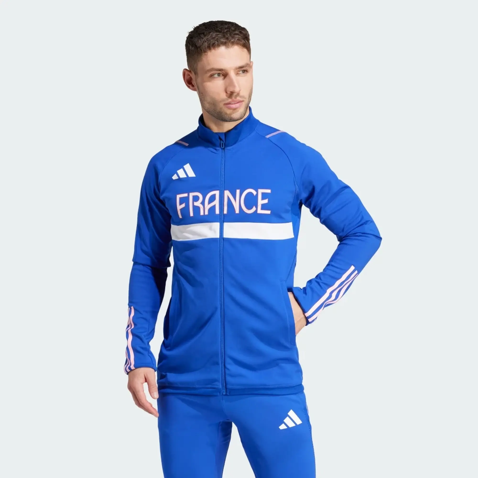 adidas Team France Training Track Top - Blue