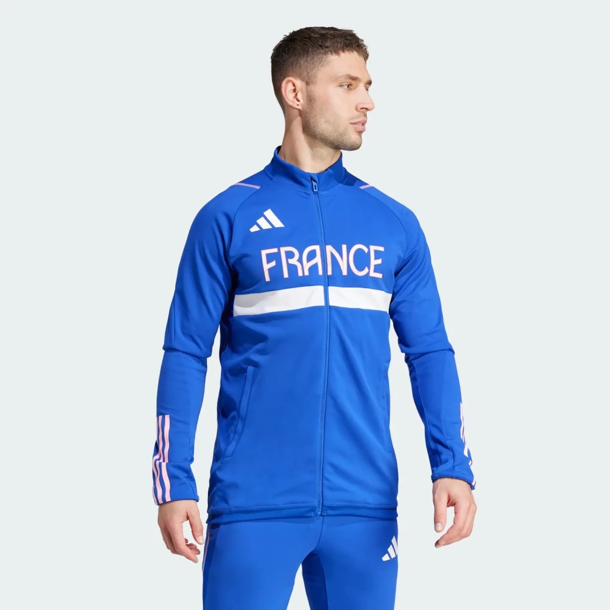 adidas Team France Training Track Top - Blue