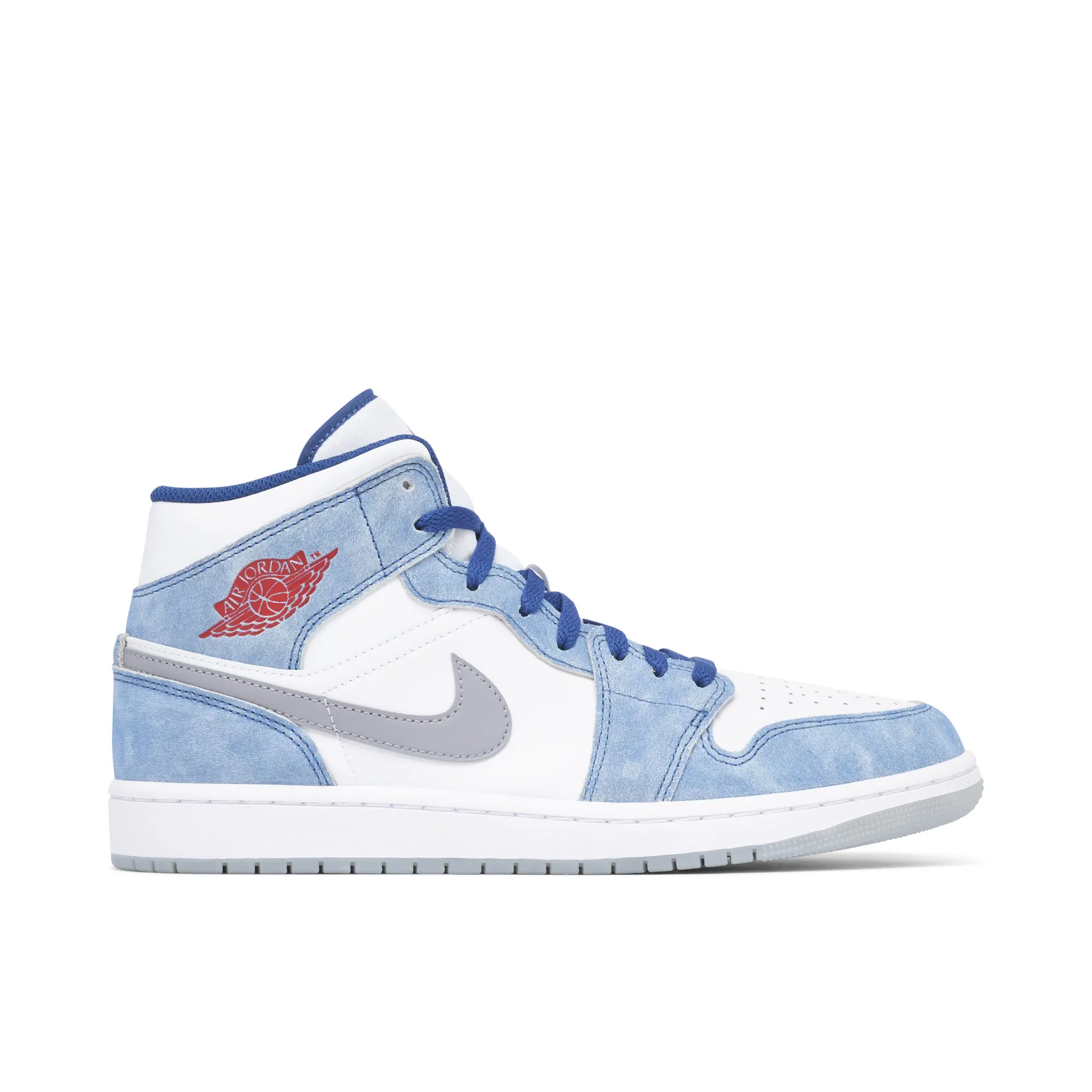 Nike Jordan Jordan 1 Mid French Blue Fire Red