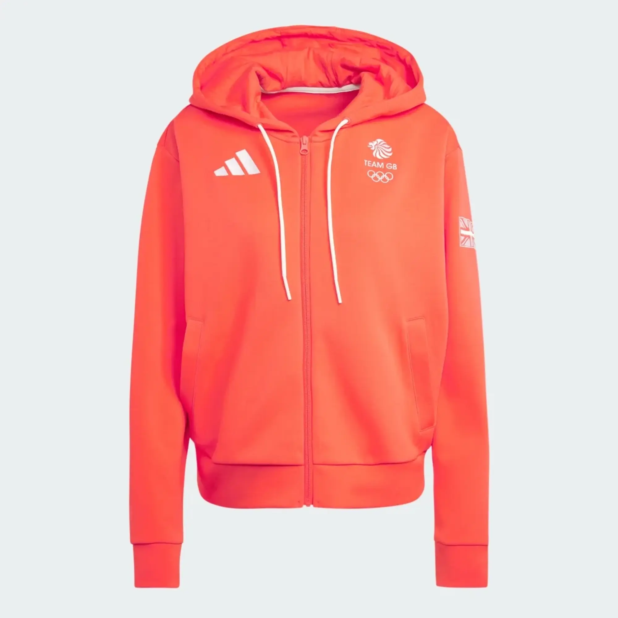 adidas Team GB Village Hoodie Womens - Red