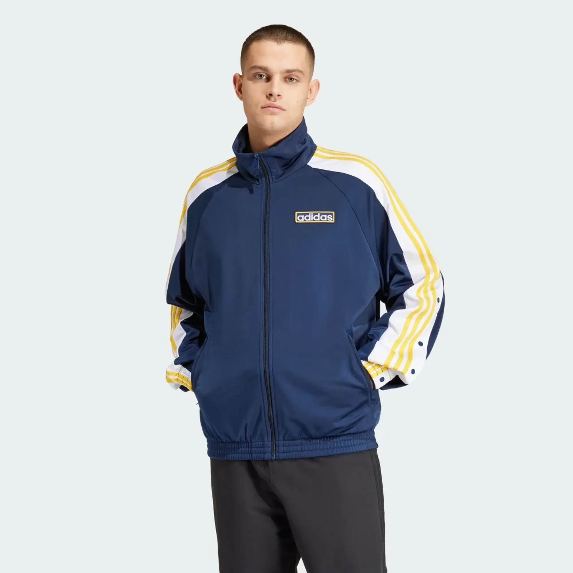 Adidas Men's Adibreak Track Top Night Indigo/White/Bold Gold