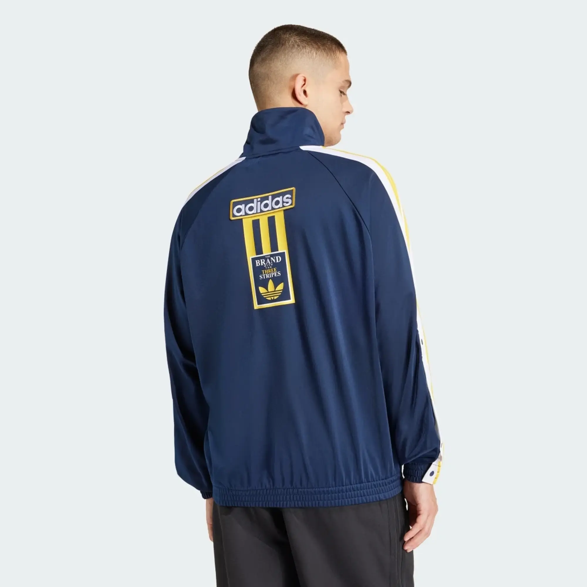 Adidas Men's Adibreak Track Top Night Indigo/White/Bold Gold