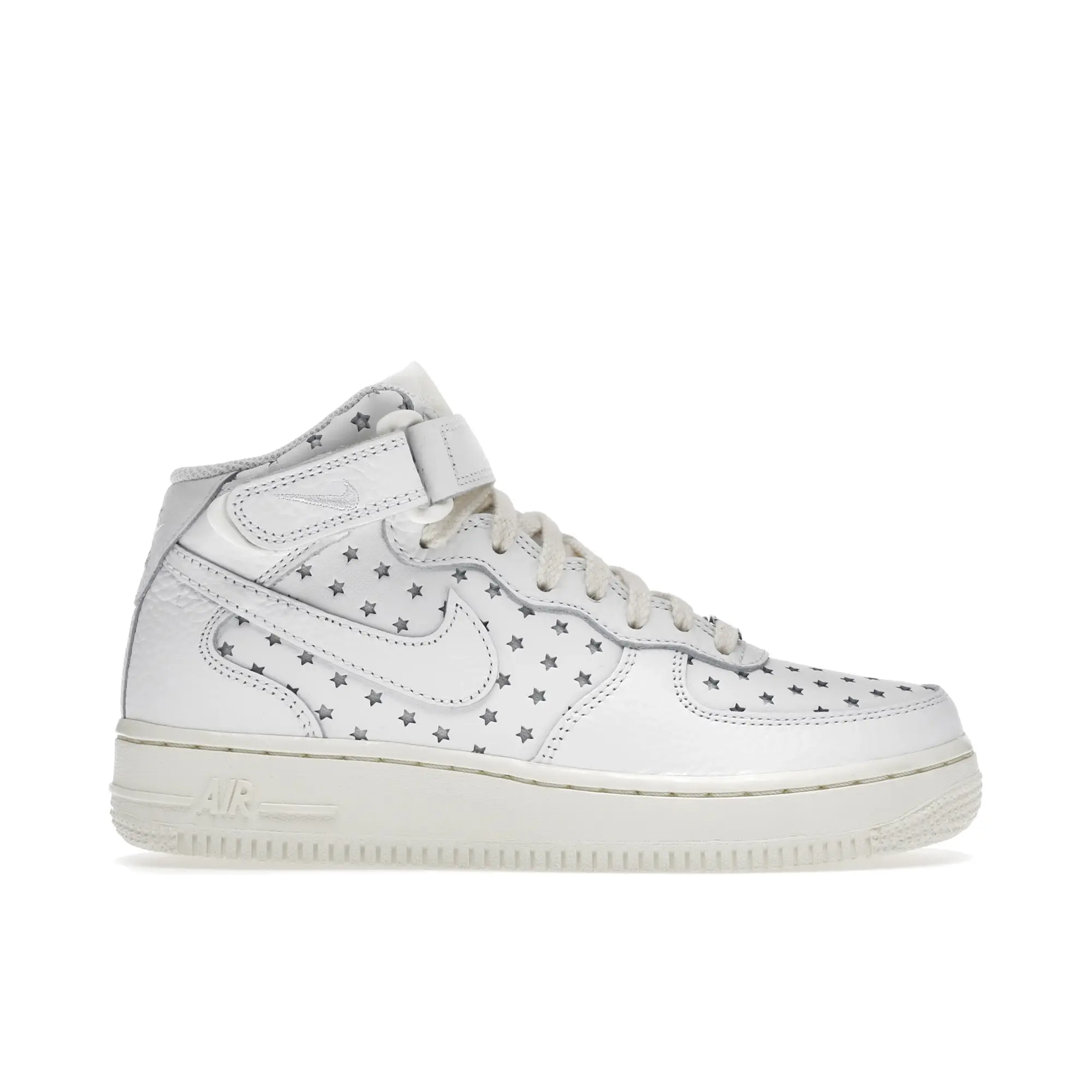 Nike Nike Air Force 1 Mid Cut Out Stars White Womens