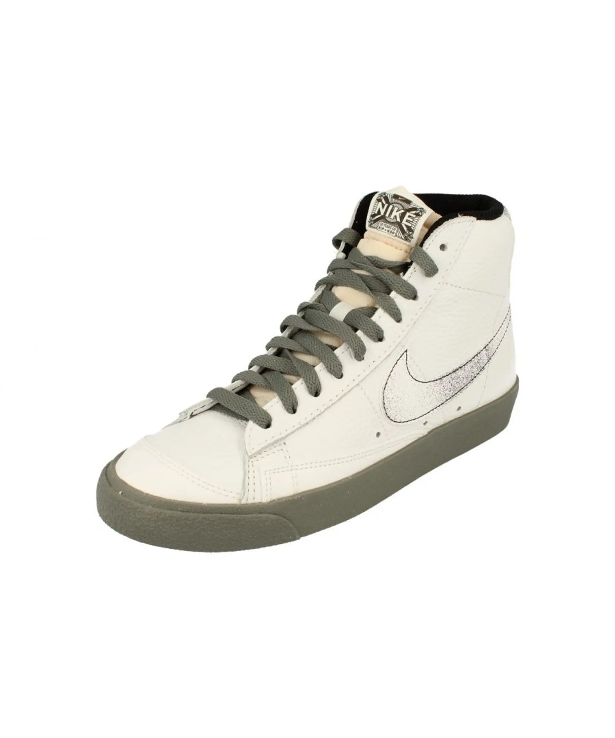 Nike Blazer Mid 77 Emb Mens White Trainers