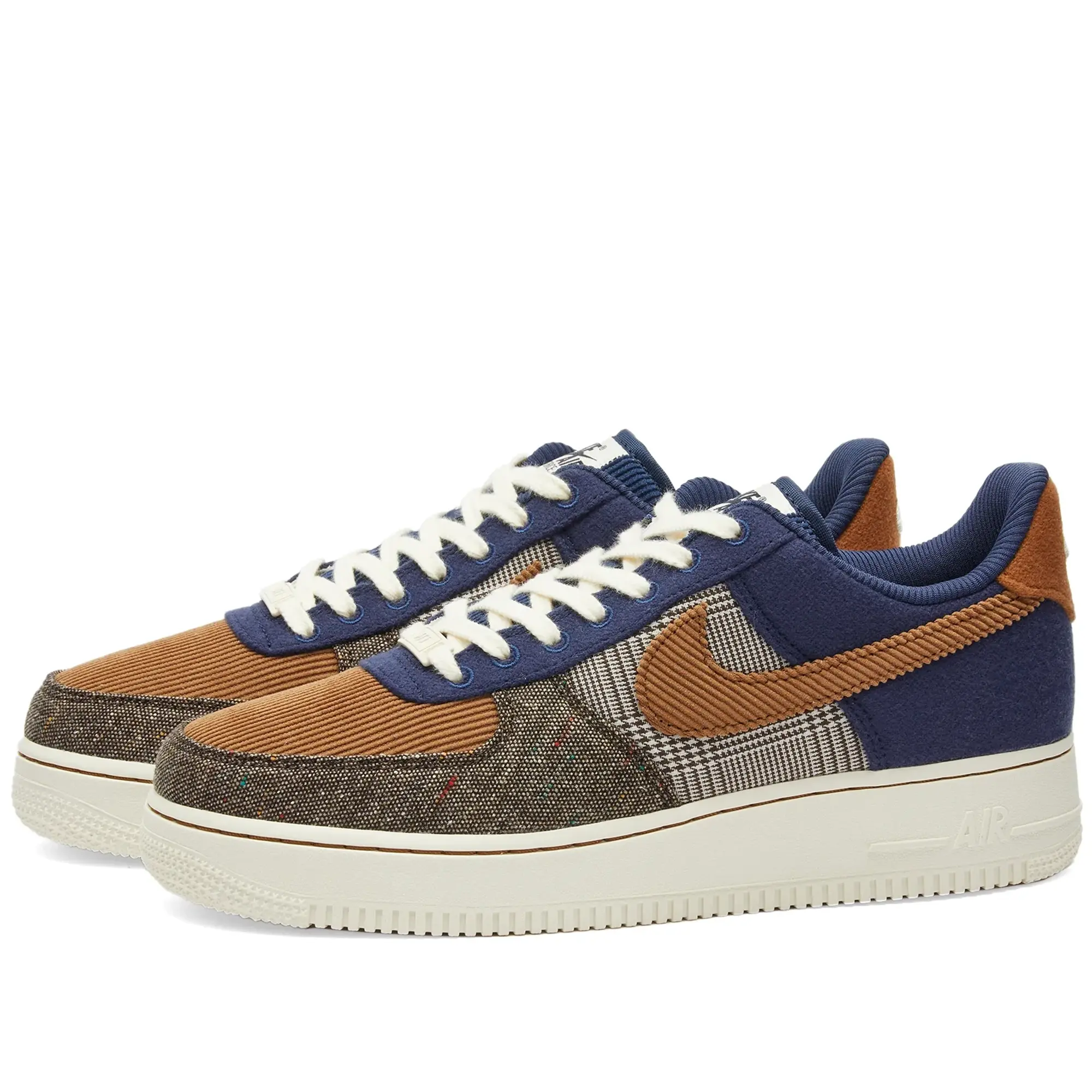 Sneakers Nike Air Force 1 '07 Premium Midnight Navy/ Ale Brown-Pale Ivory Eur 44