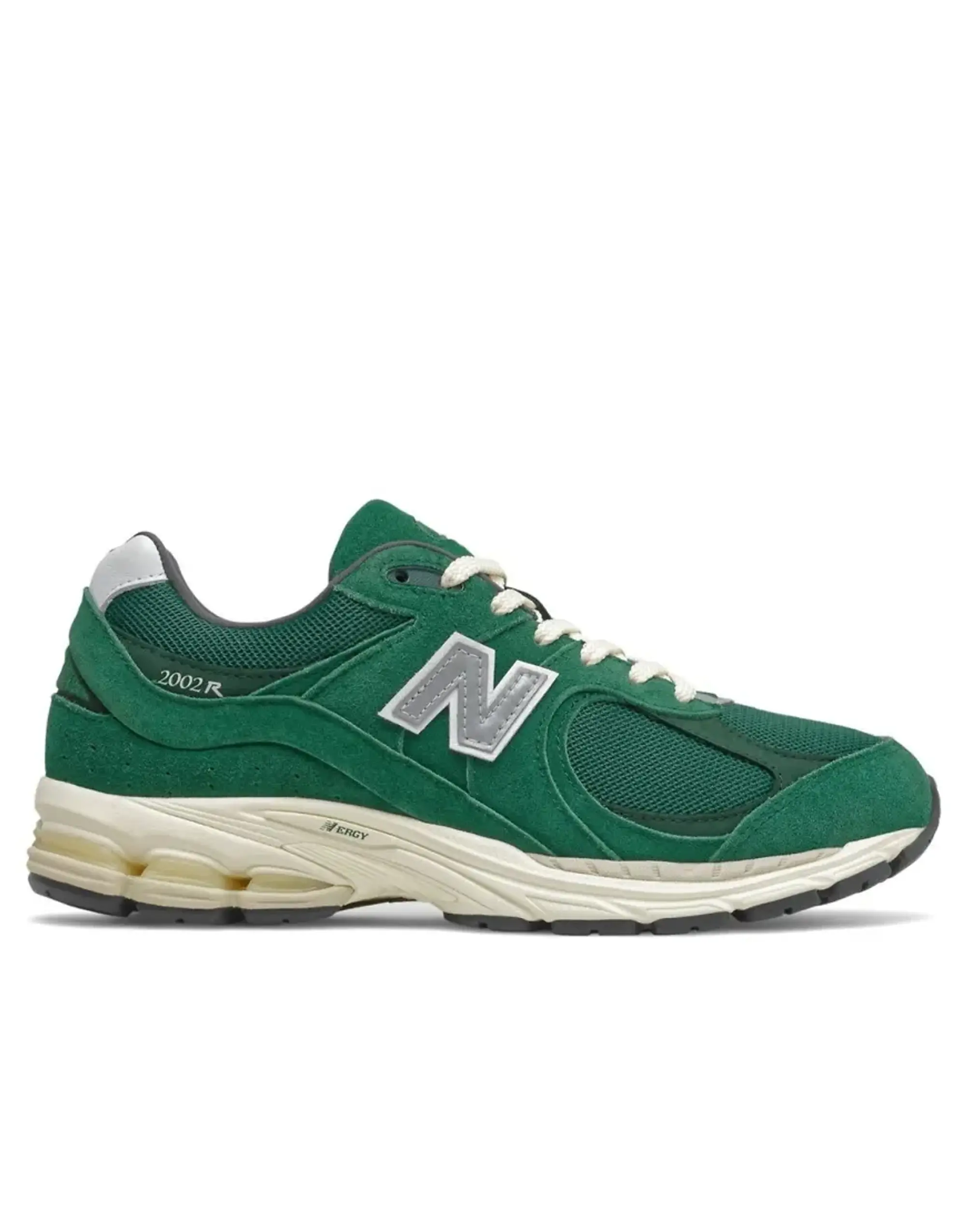 New Balance Men's 2002R in Green Leather