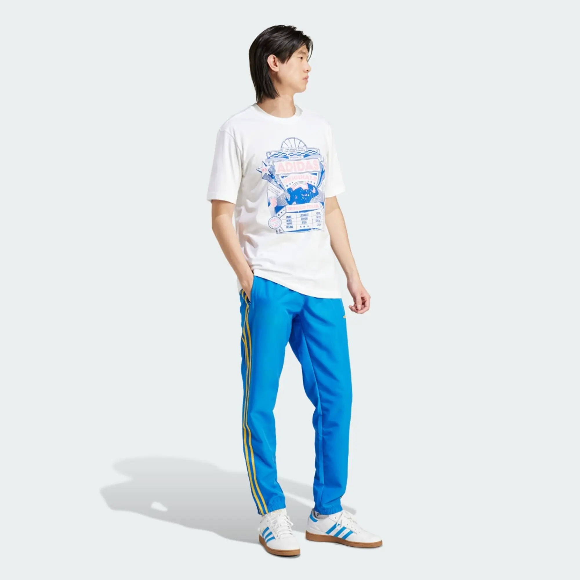 adidas Originals Woven Track Pants, Blue
