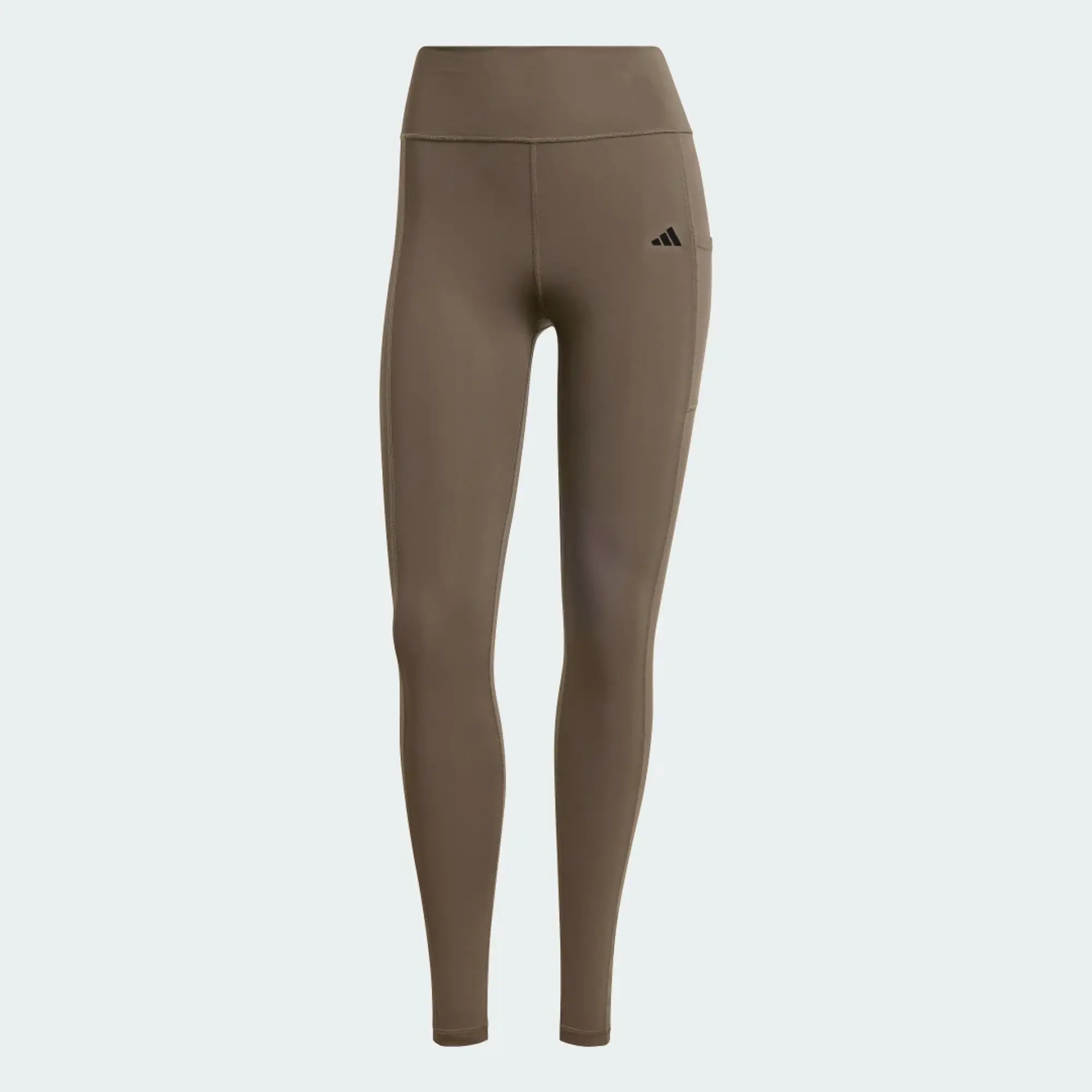adidas Women's Optime Full-Length Leggings - Shadow Olive - XS - Green