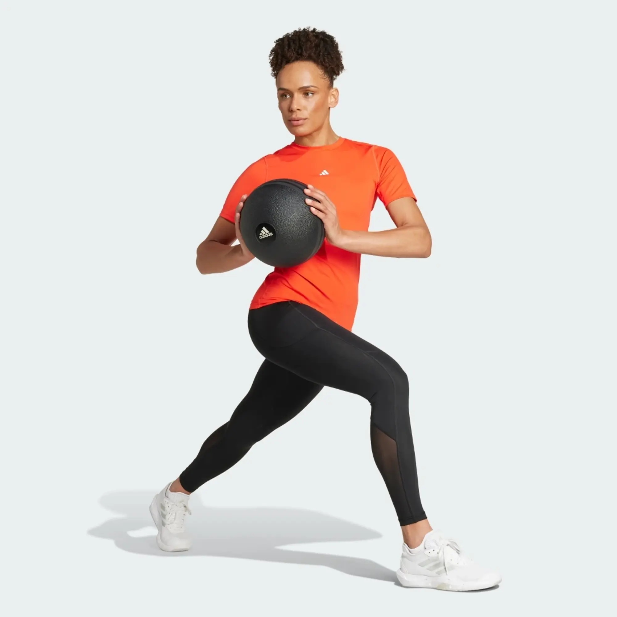 Adidas Performance Techfit Training T-Shirt In Red
