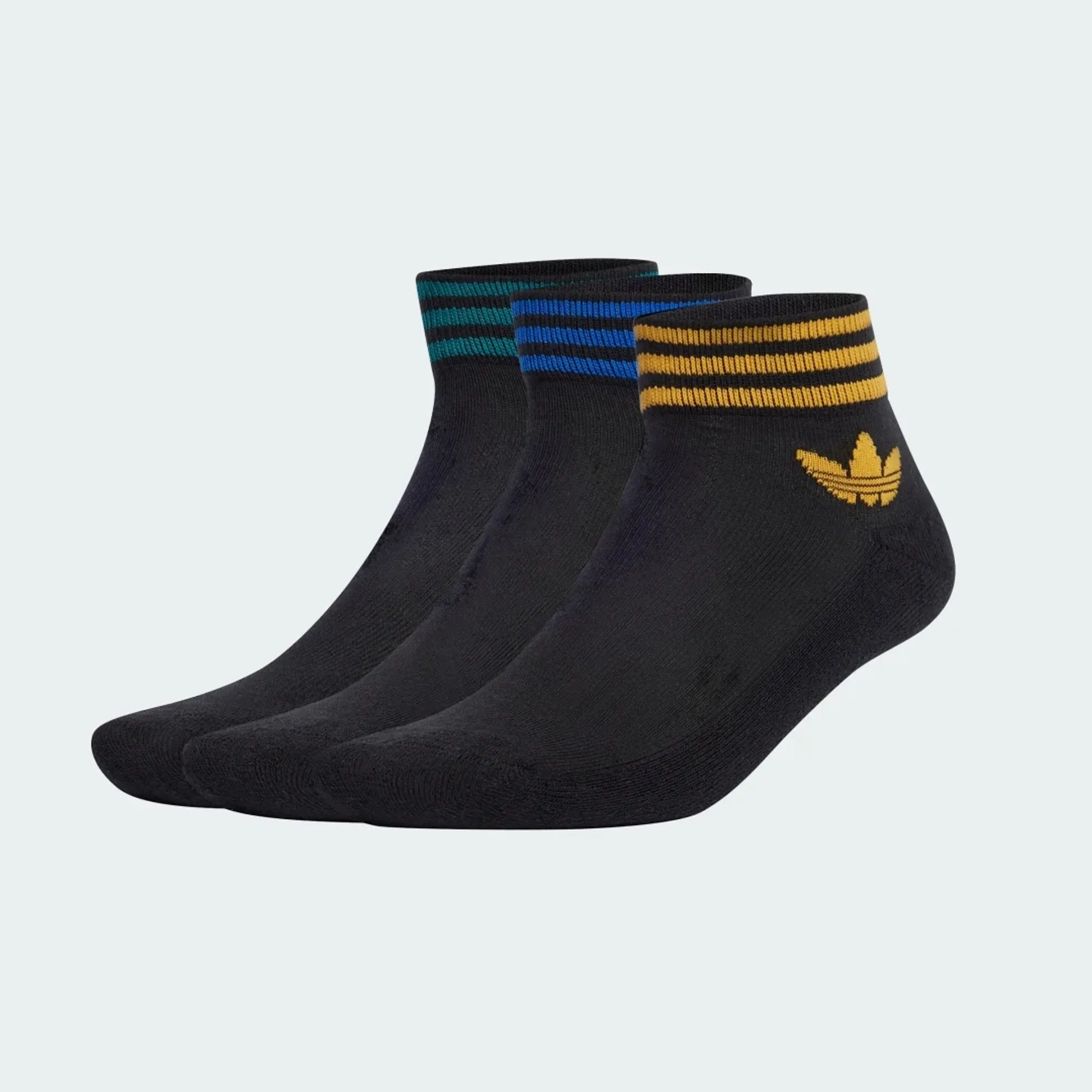 adidas Island Club Trefoil Ankle Socks 3 Pairs
