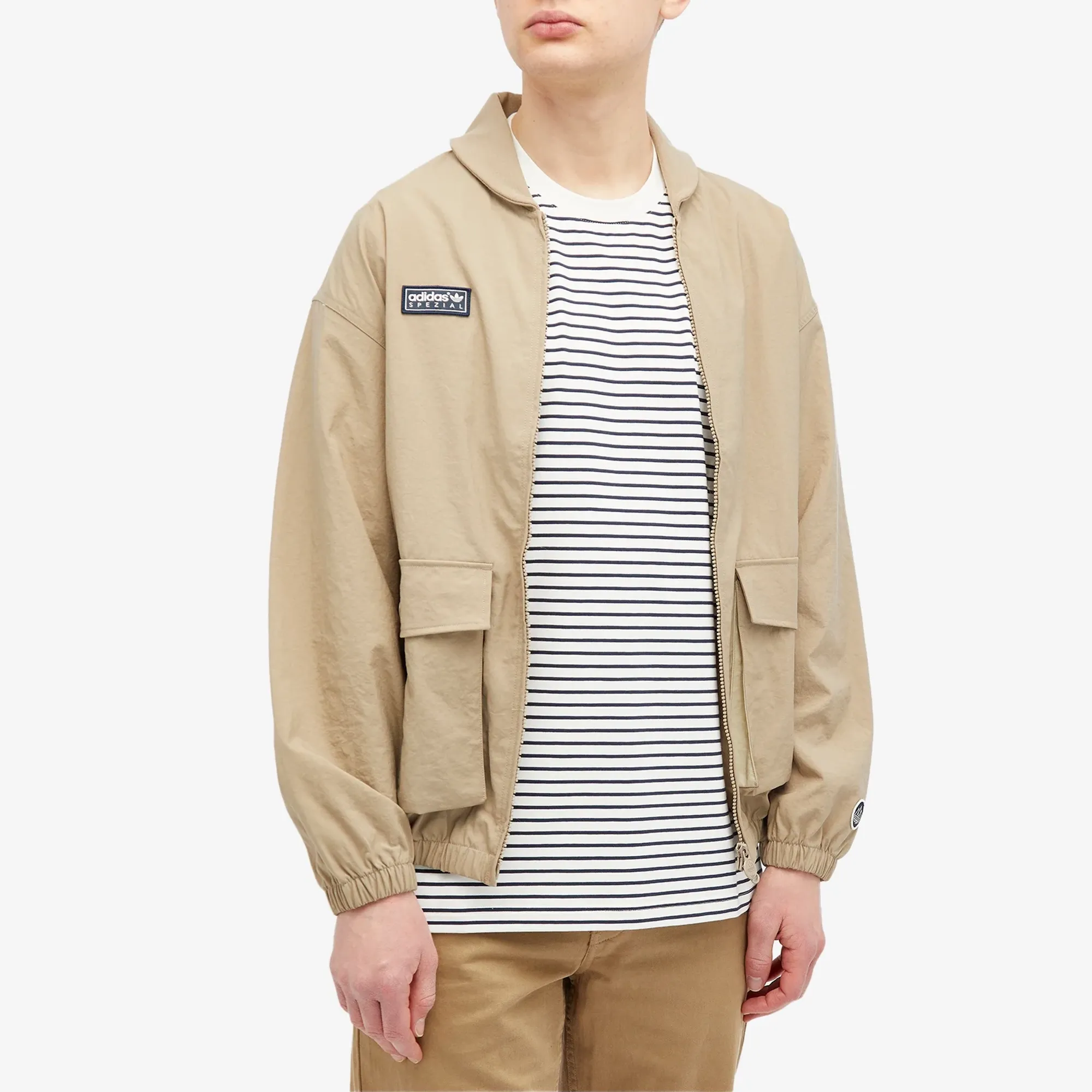 Adidas Men's SPZL Trentham Jacket Blanchcar | IM8927 | FOOTY.COM