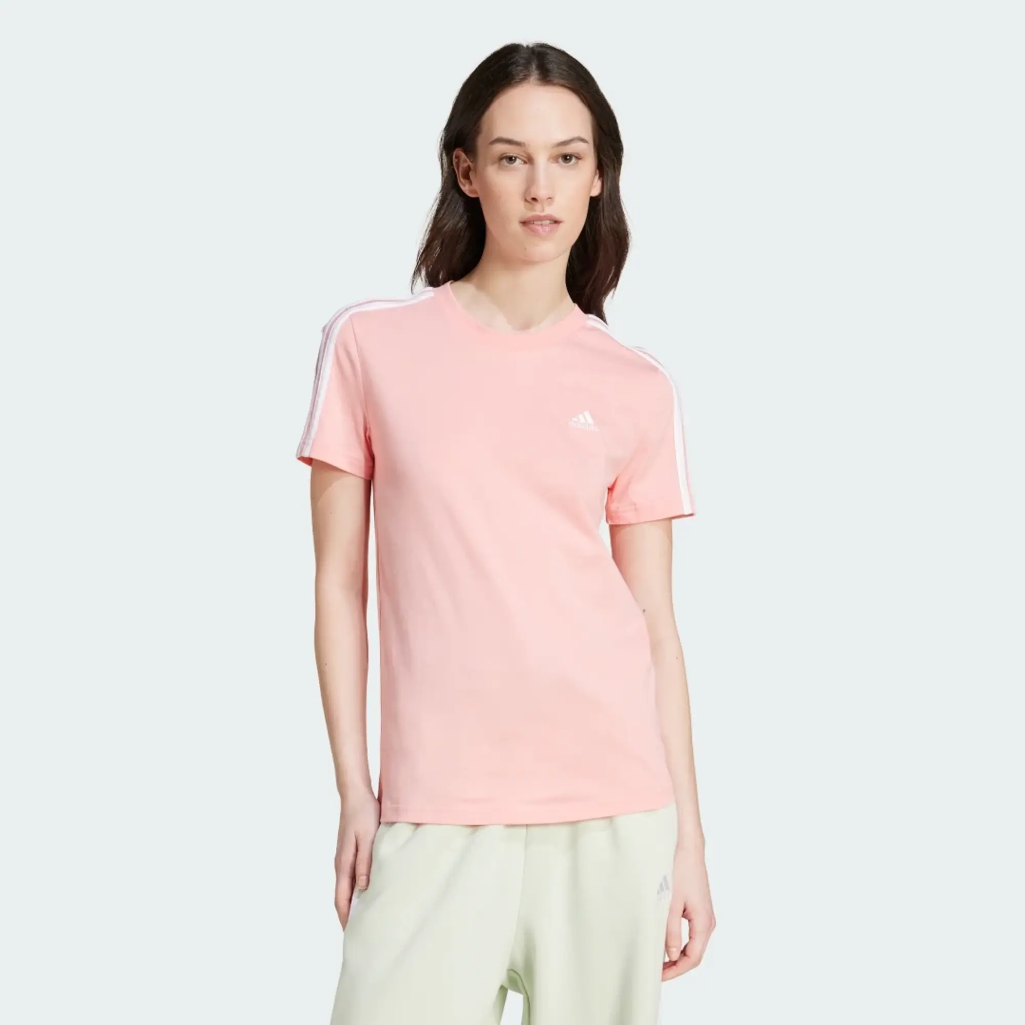 adidas Essentials Slim 3-Stripes T-Shirt