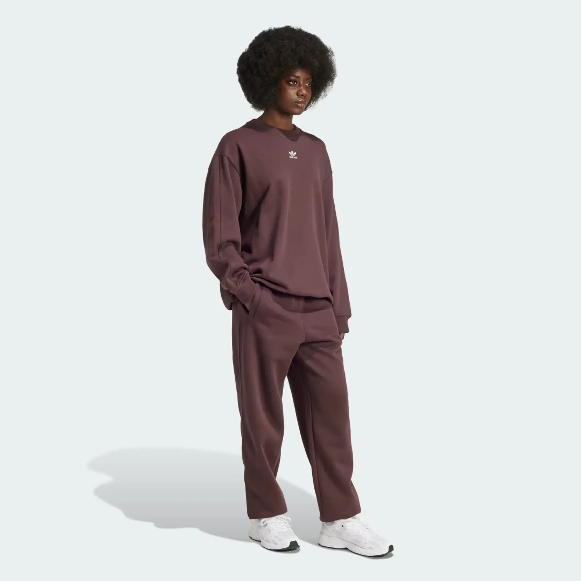 Adidas Originals Essential Joggers In Brown